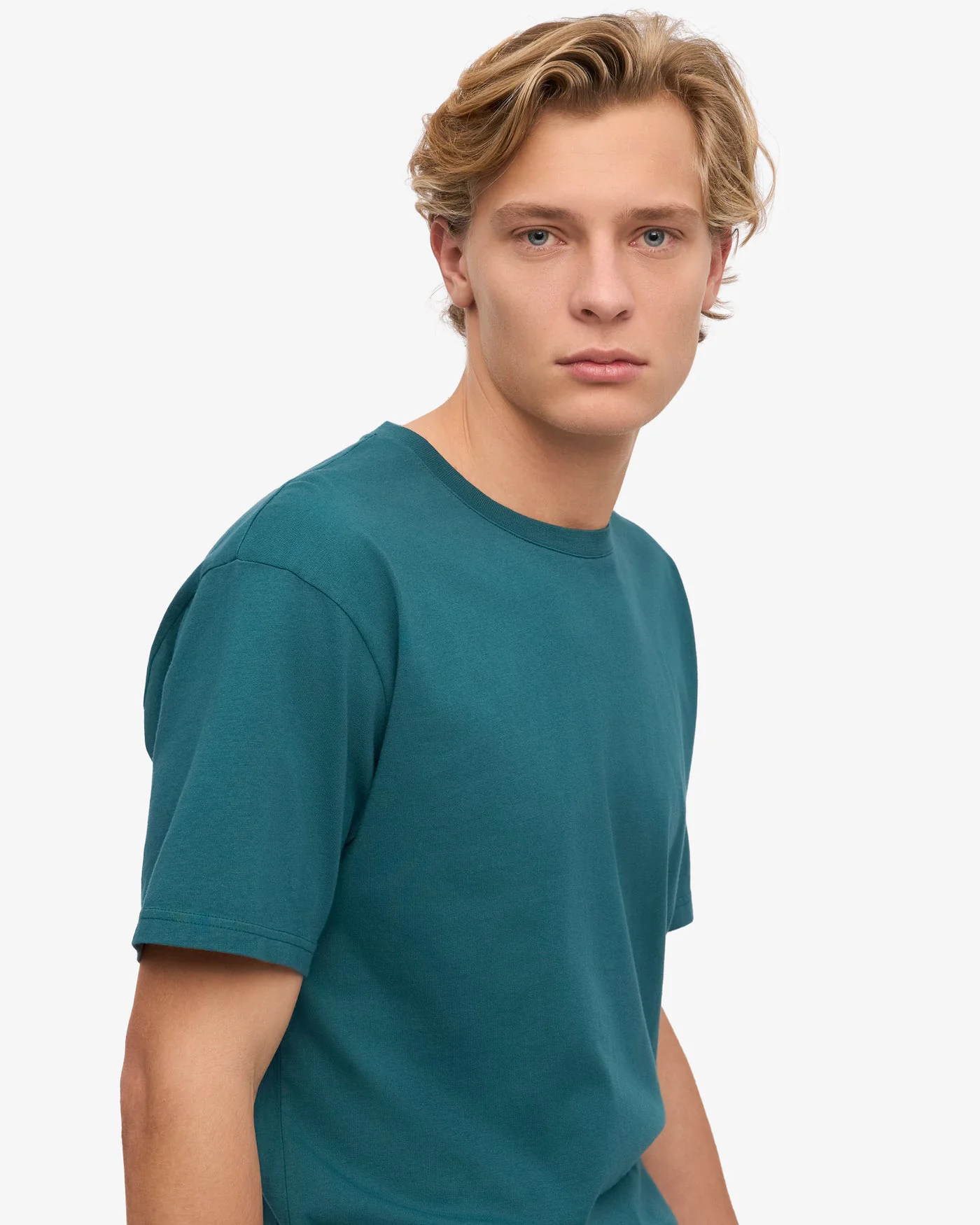 Colorful Standard Classic Organic Tee - Ocean Green - Image 2
