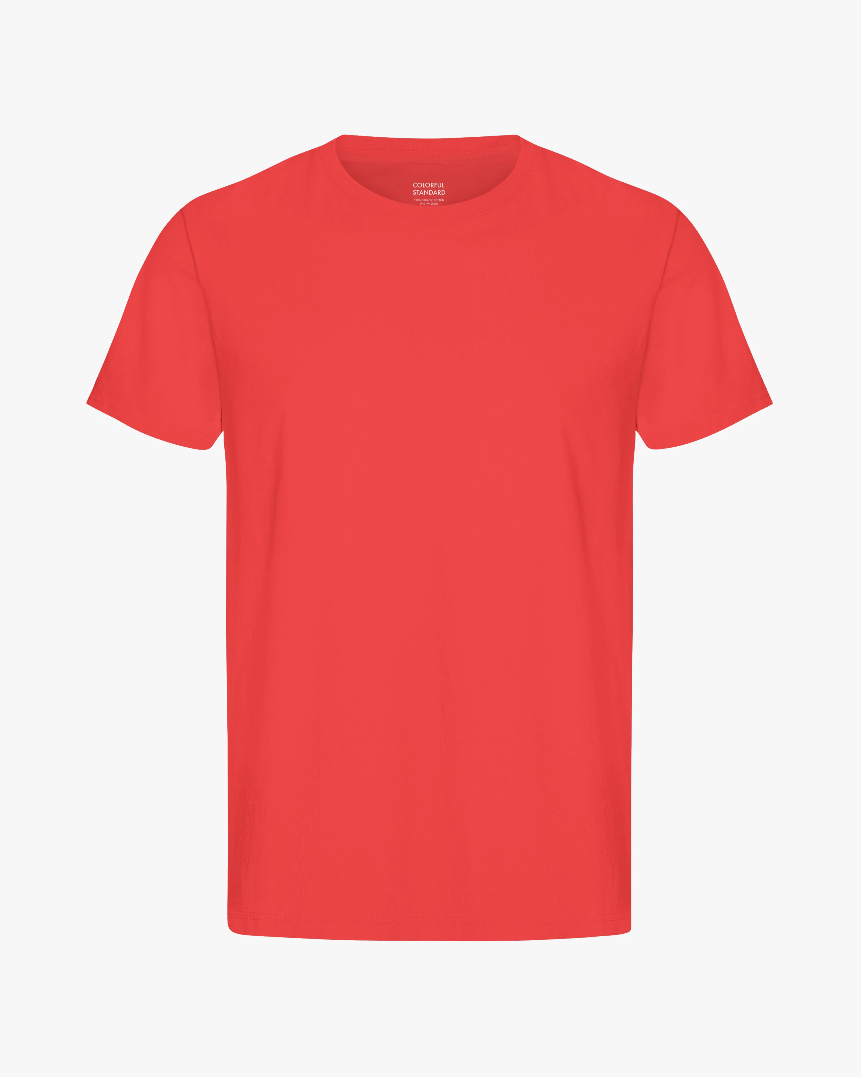 Colorful Standard Classic Organic Tee - Red Tangerine - Image 6