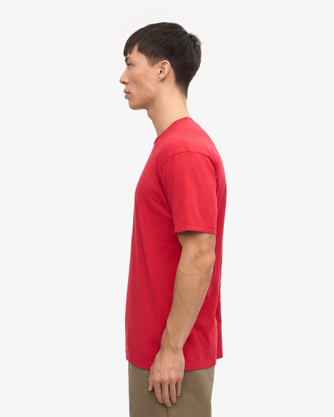 Colorful Standard Classic Organic Tee - Scarlet Red - Image 3