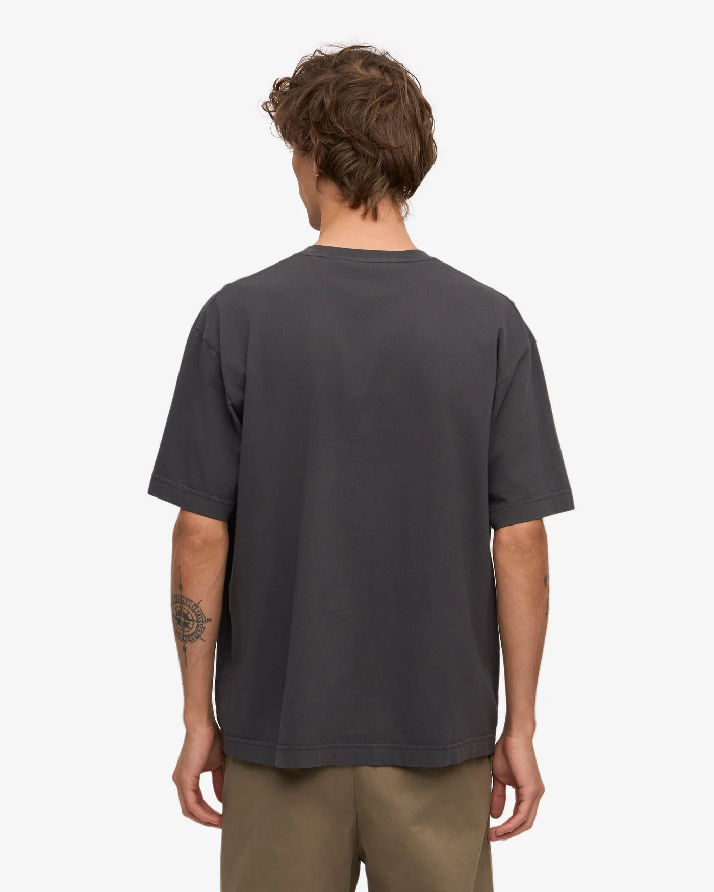 Colorful Standard Oversized Organic Tee - Lava Grey - Image 4