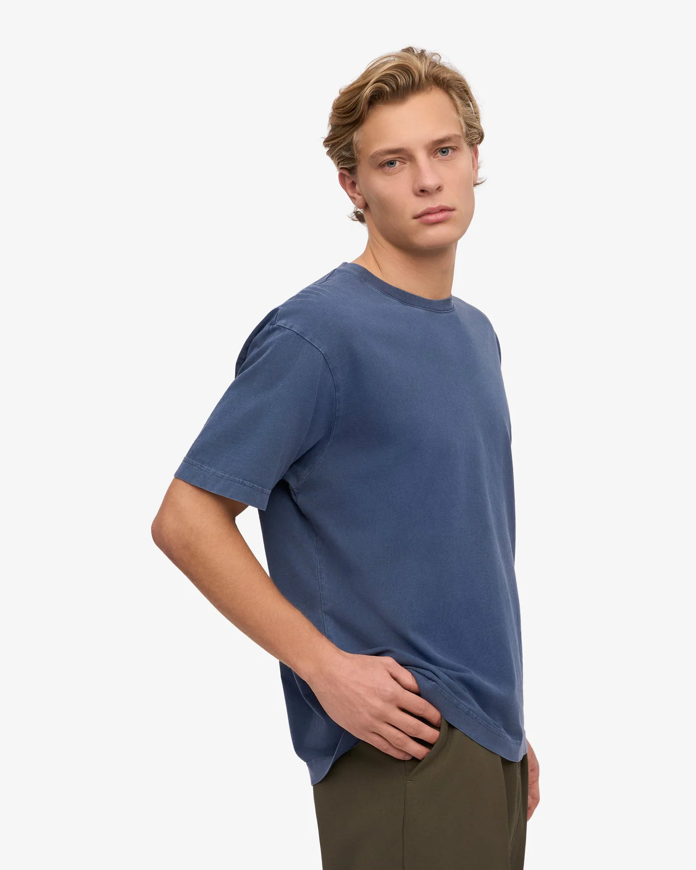 Colorful Standard Oversized Organic Tee - Neptune Blue - Image 3