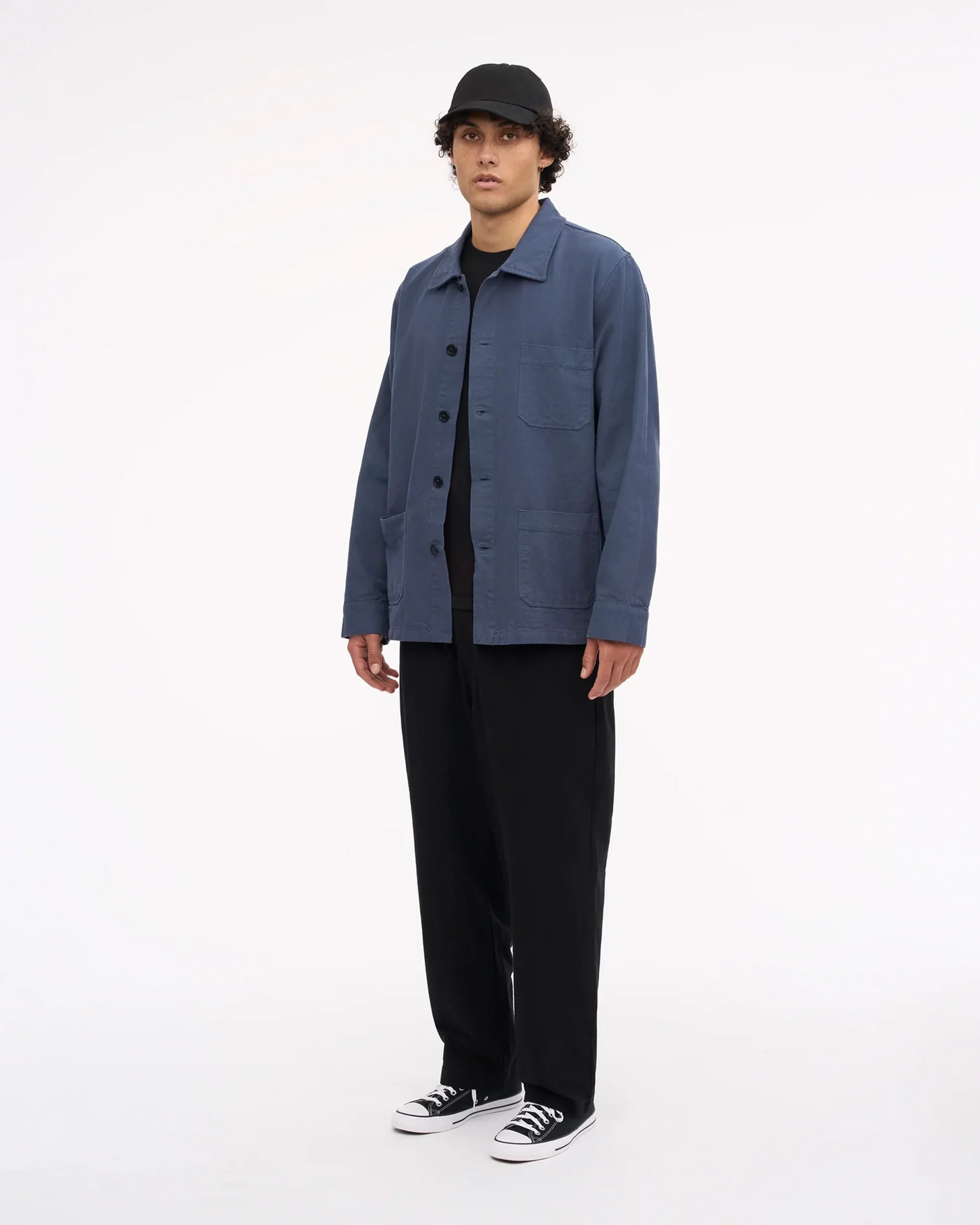 Colorful Standard Organic Workwear Jacket - Petrol Blue - Image 5