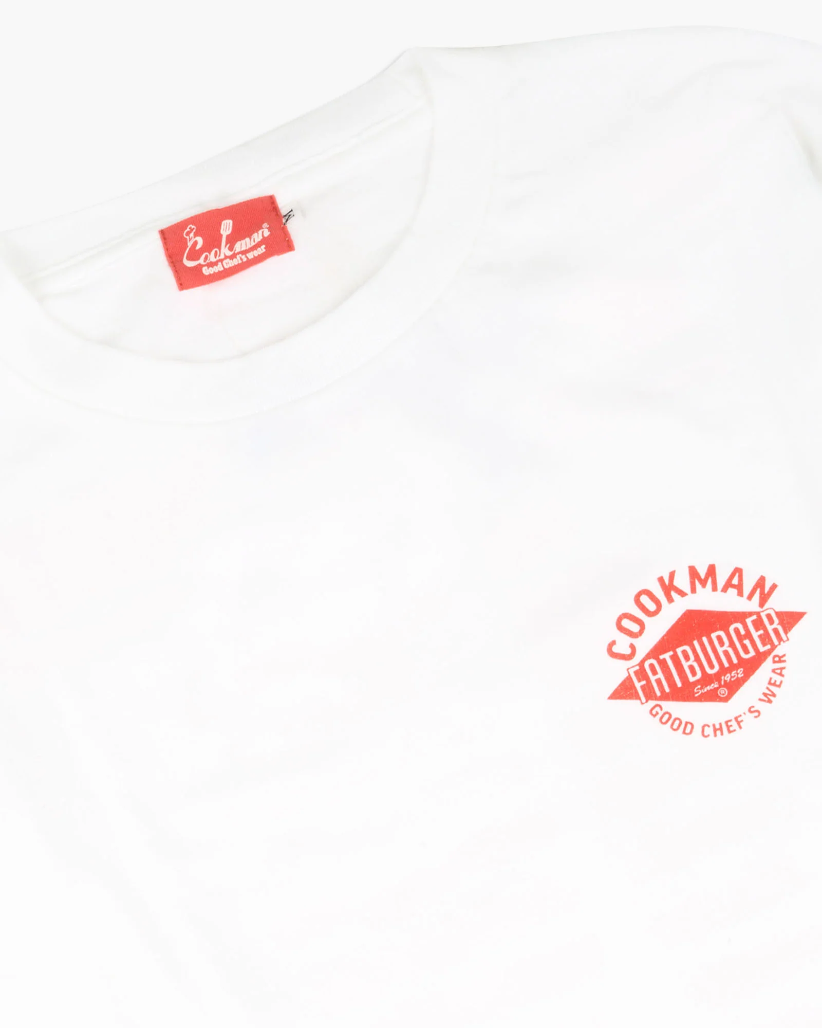 Cookman x Fatburger Topping Menu L/S Tee - White - Image 4