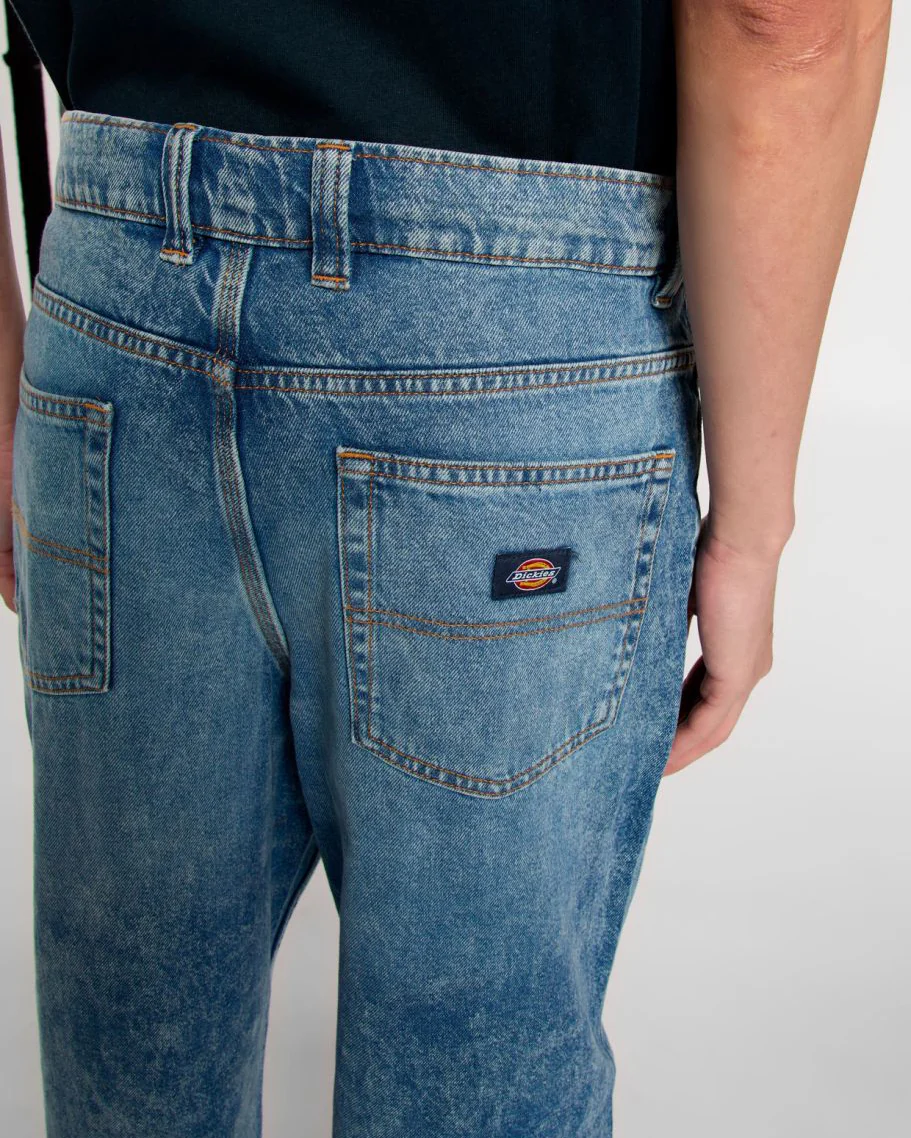 Dickies Thomasville Relaxed Fit Mens Jeans - Rinsed Blue Fade - Image 2