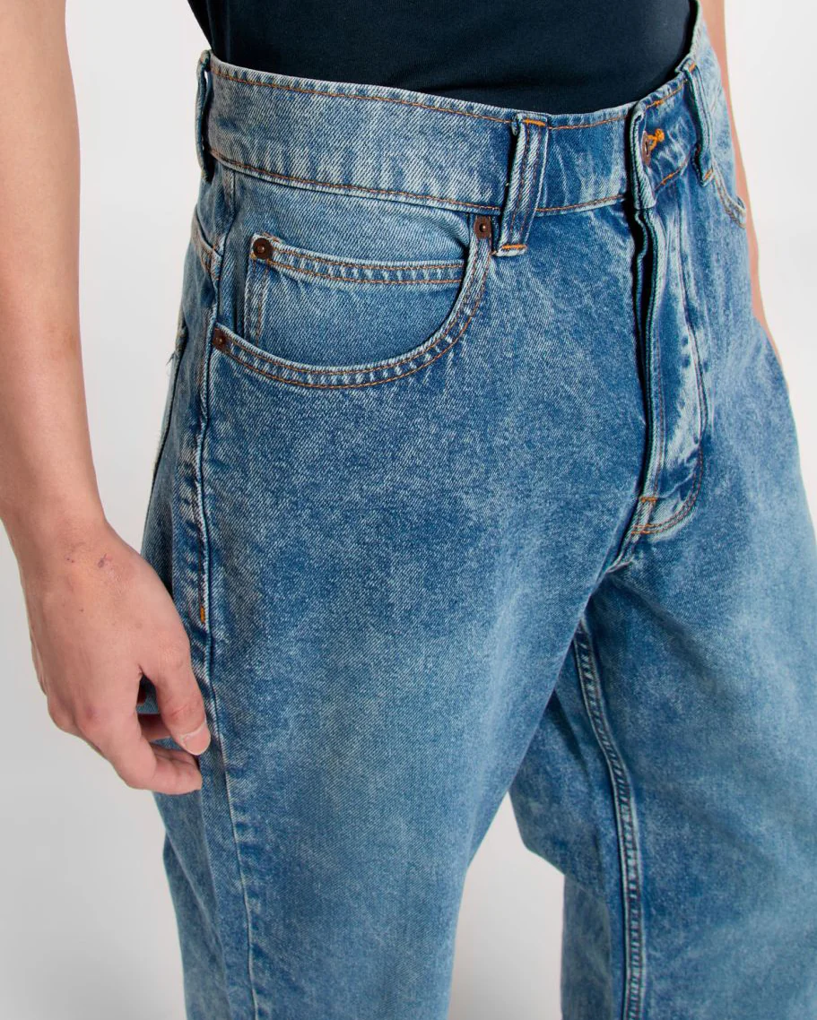 Dickies Thomasville Relaxed Fit Mens Jeans - Rinsed Blue Fade - Image 3