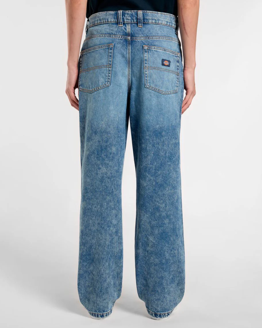 Dickies Thomasville Relaxed Fit Mens Jeans - Rinsed Blue Fade - Image 5