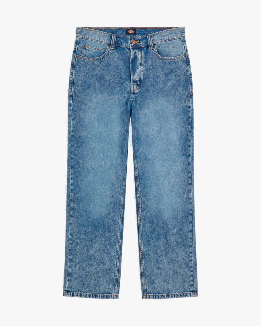 Dickies Thomasville Relaxed Fit Mens Jeans - Rinsed Blue Fade - Image 7