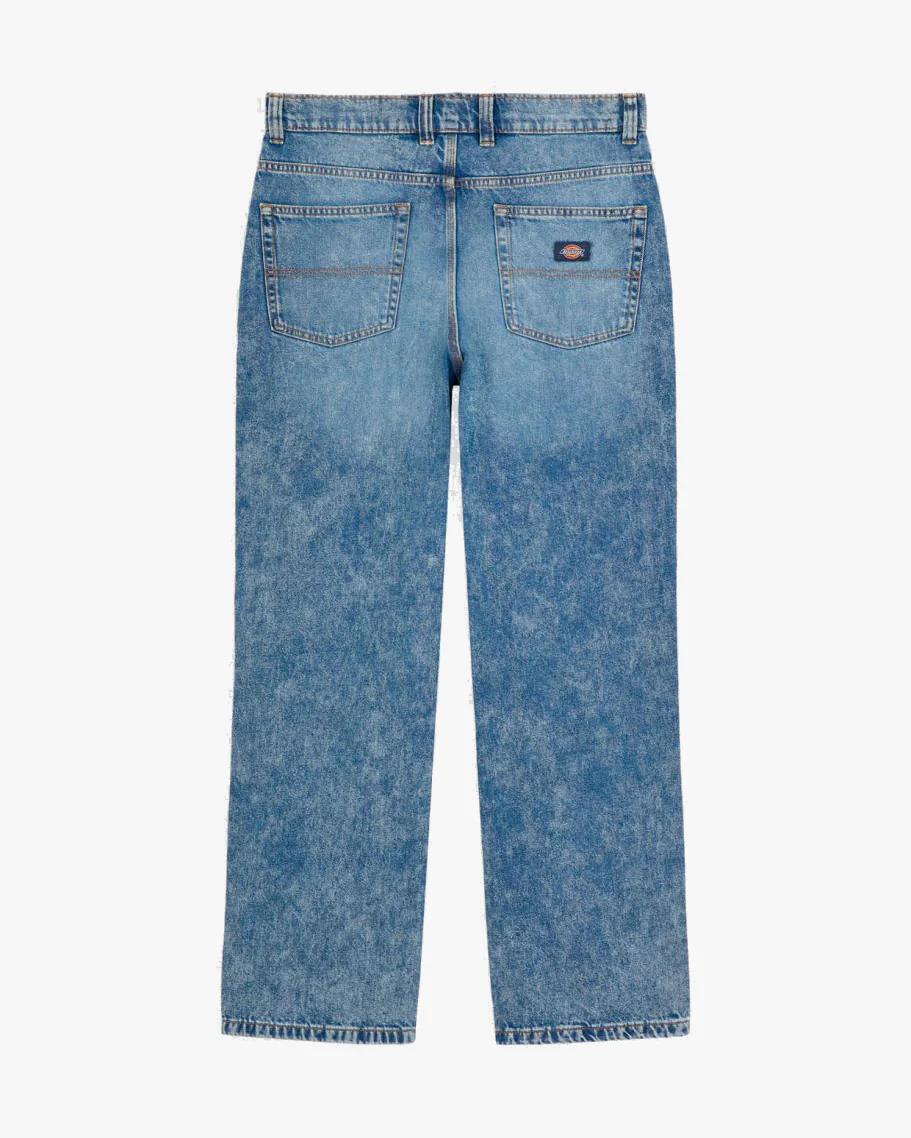 Dickies Thomasville Relaxed Fit Mens Jeans - Rinsed Blue Fade - Image 8