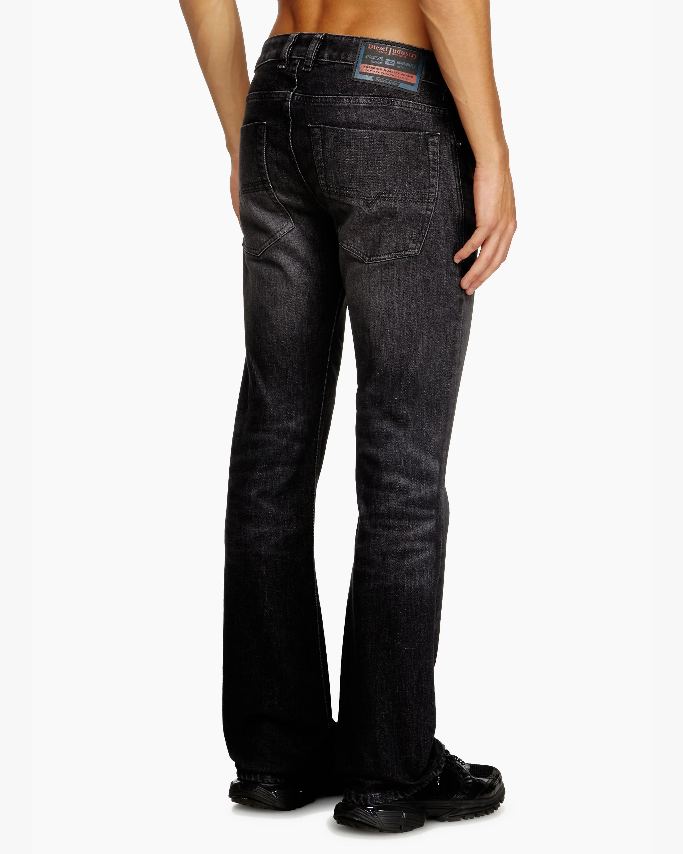 Diesel 2007 Zatiny Bootcut Mens Jeans - 09N48 / Black / Dark Grey - Image 2