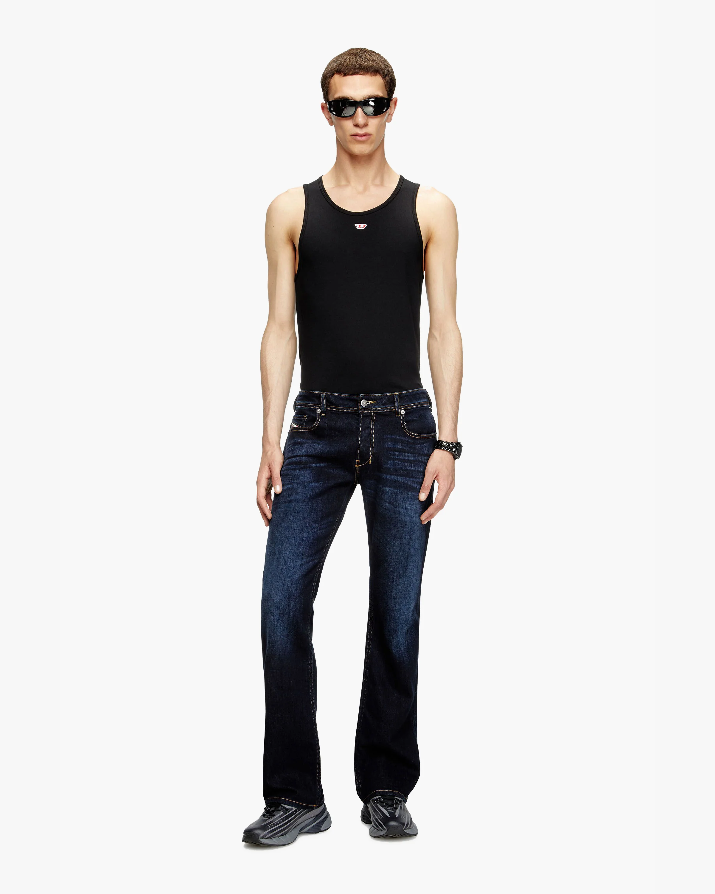 Diesel 2007 Zatiny Bootcut Mens Jeans - 009ZS / Dark Blue - Image 4