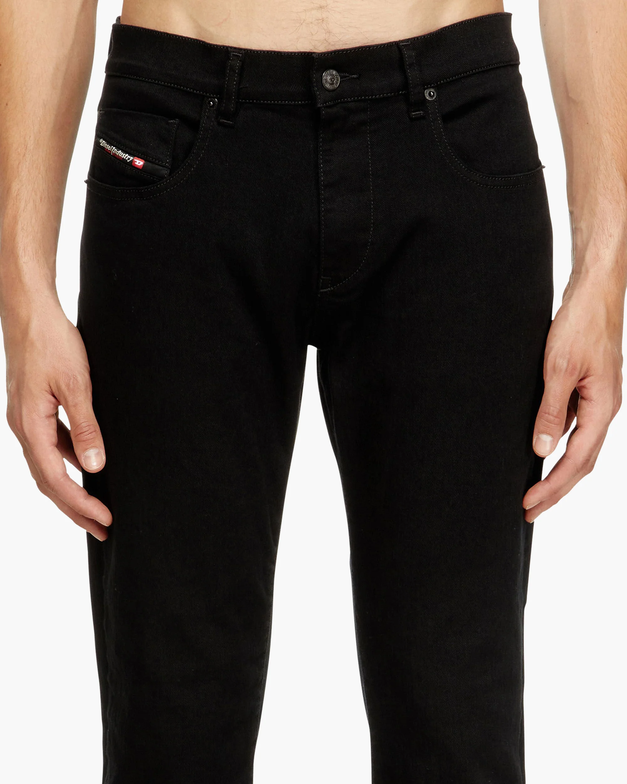 Diesel 2019 D-Strukt Slim Fit Mens Jeans - 069YP / Black - Image 3