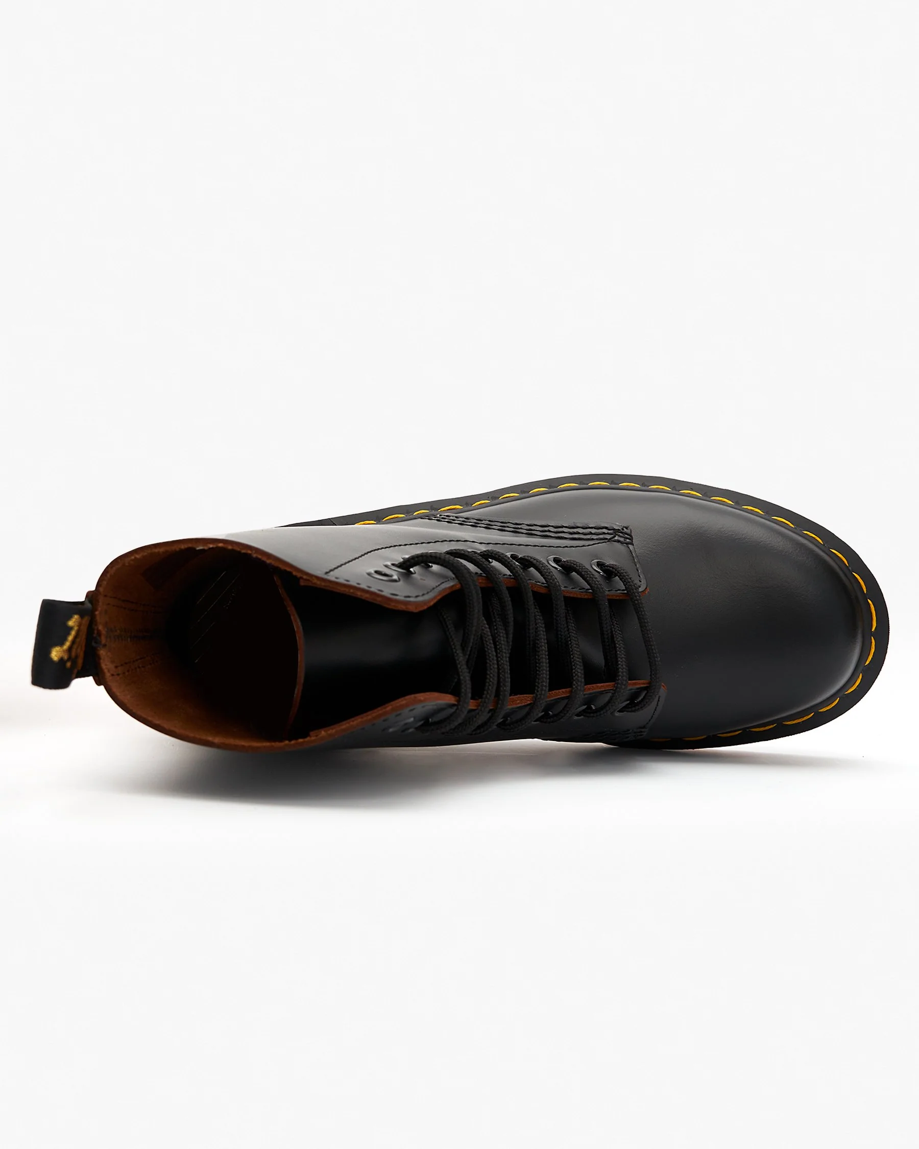 Dr Martens Made In England Vintage 1460 Boots - Black Quilon - Image 4