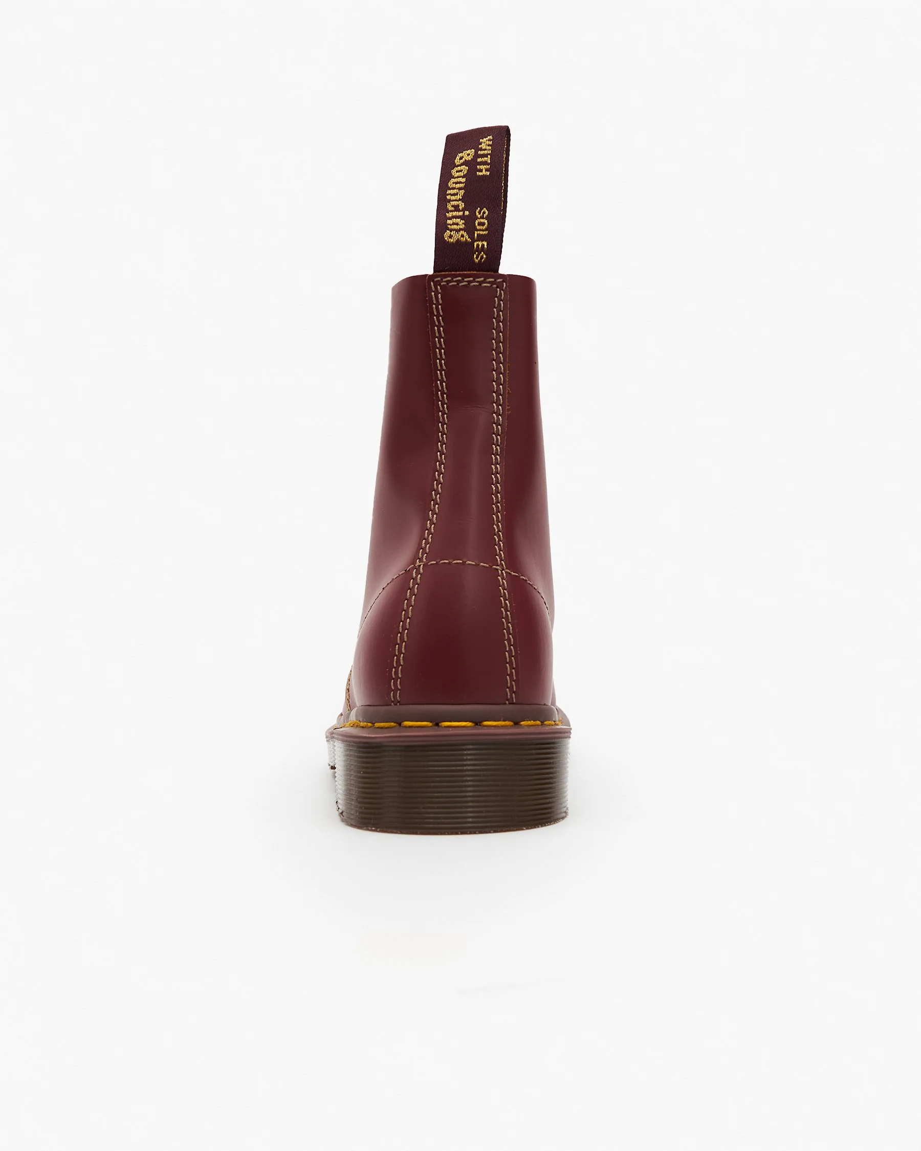 Dr Martens Made In England Vintage 1460 Boots - Oxblood Quilon - Image 5