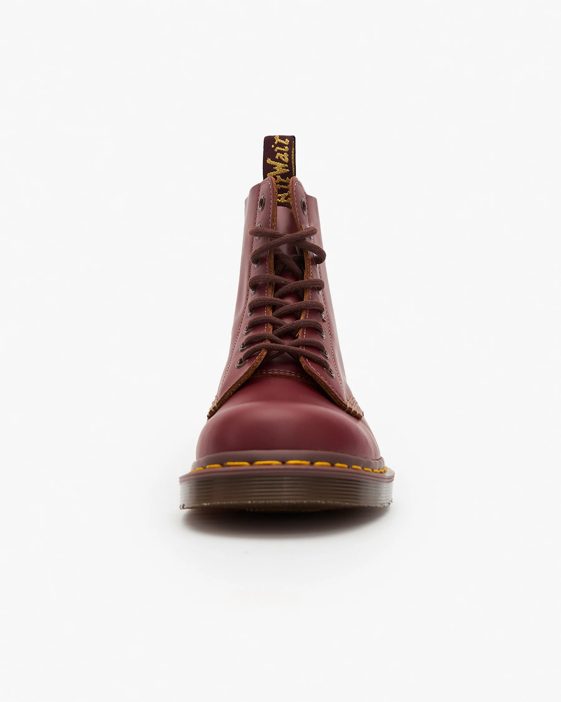Dr Martens Made In England Vintage 1460 Boots - Oxblood Quilon - Image 6