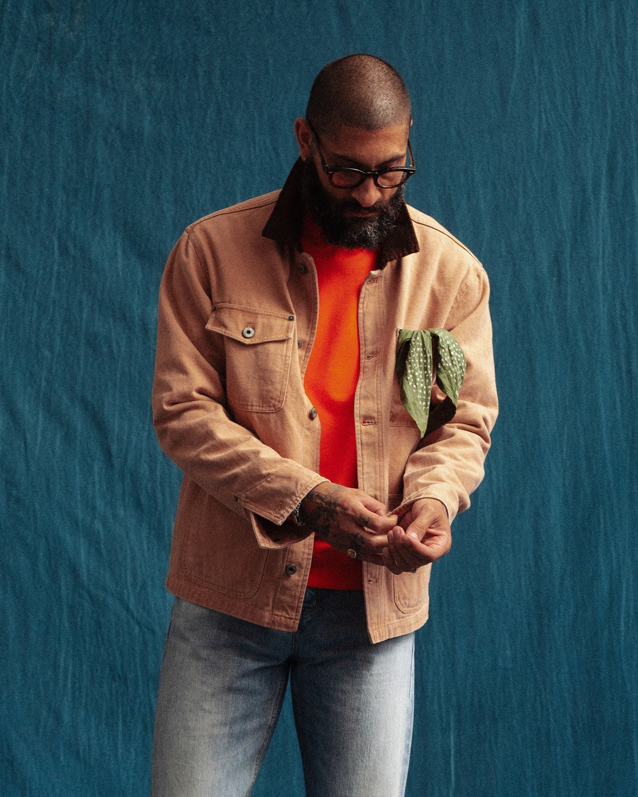 Dubbleware Crowell Work Jacket - Tan - Image 2
