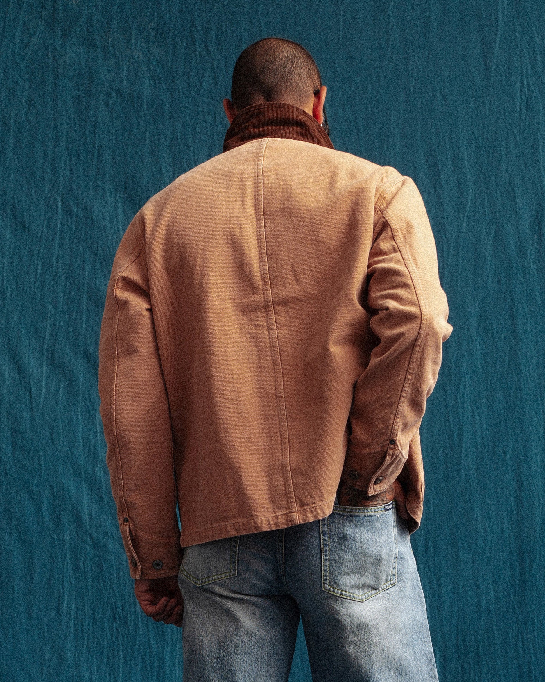 Dubbleware Crowell Work Jacket - Tan - Image 4