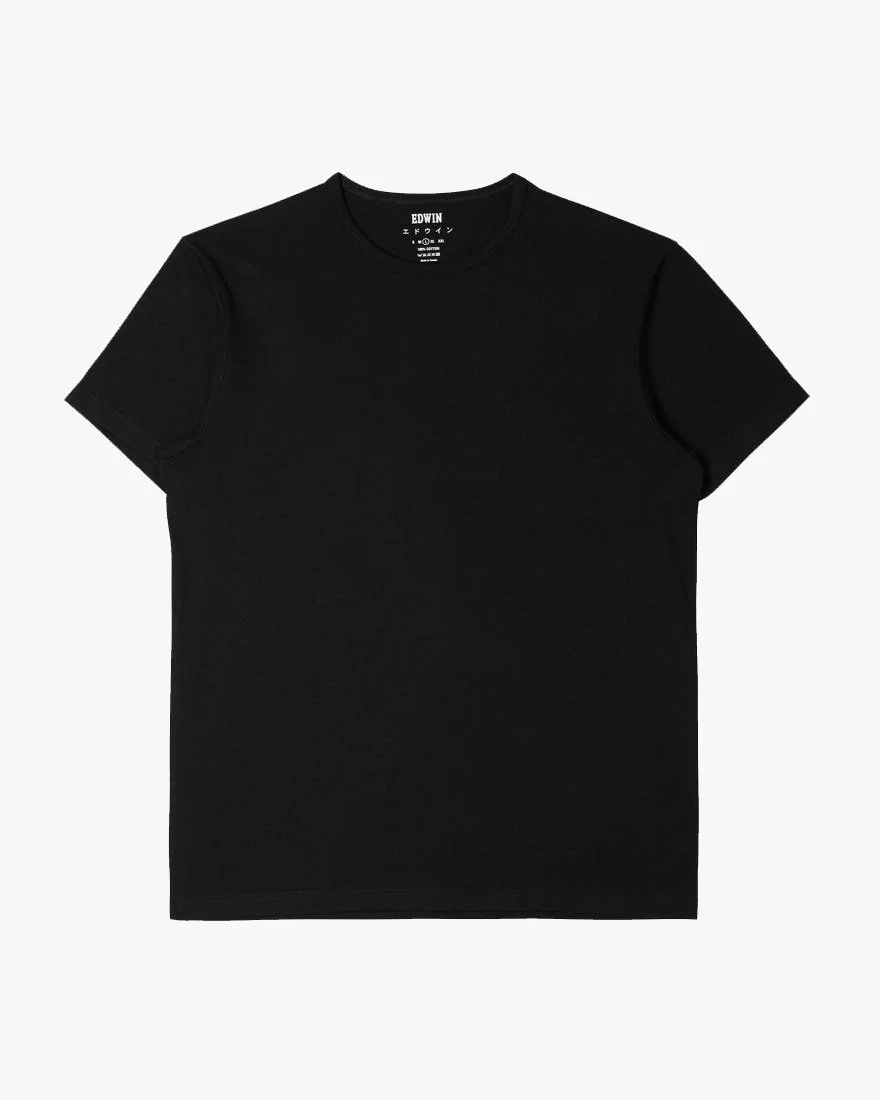Edwin Double Pack S/S Tees - Black - Image 5