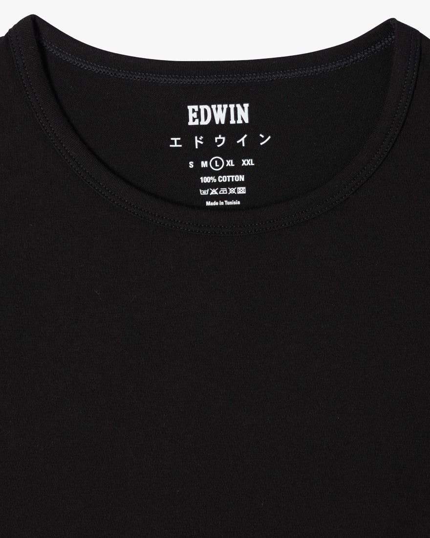 Edwin Double Pack S/S Tees - Black - Image 7