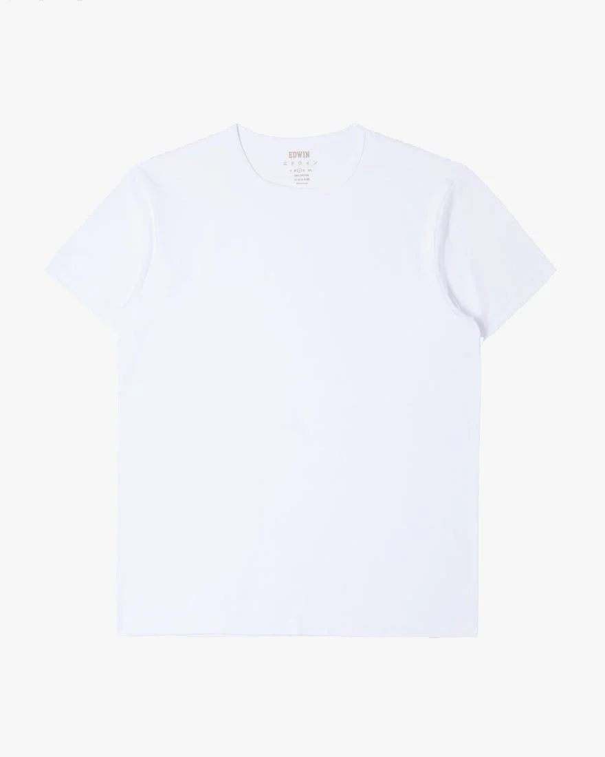 Edwin Double Pack S/S Tees - White - Image 5