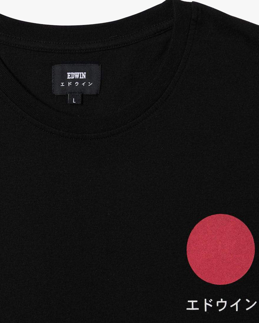 Edwin Japanese Sun Tee - Black - Image 7