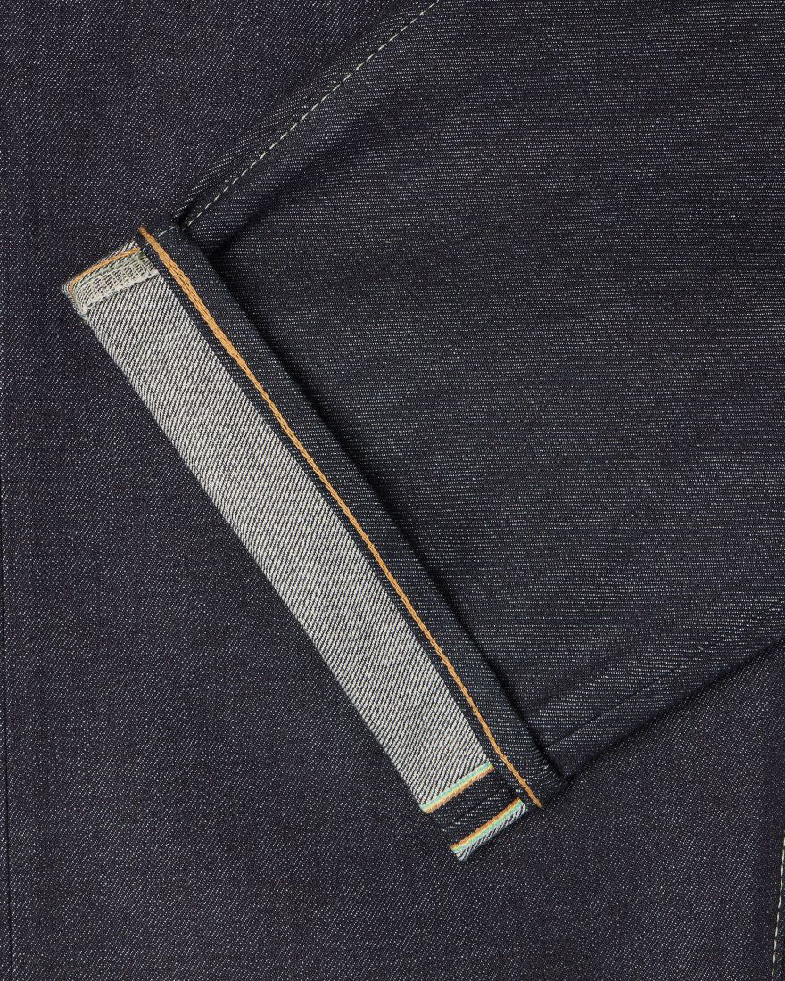 Edwin Made In Japan Loose Fit Mens Jeans - 13.5oz Kaihara Pure Indigo Rainbow Selvage Denim / Blue Unwashed - Image 2