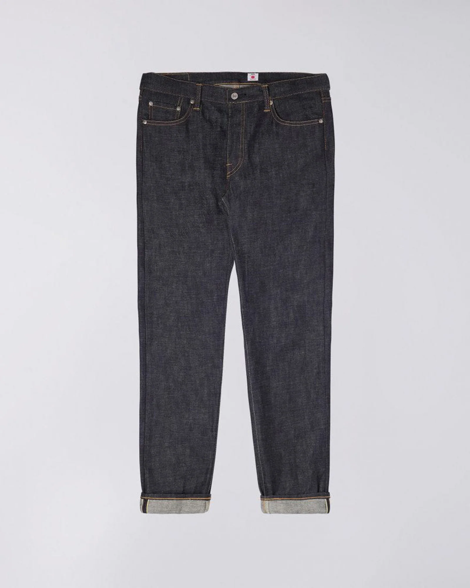 Edwin Made In Japan Regular Tapered Mens Jeans - 13.5oz Kaihara Dark Pure Indigo Rainbow Selvage Denim / Blue Unwashed - Image 8
