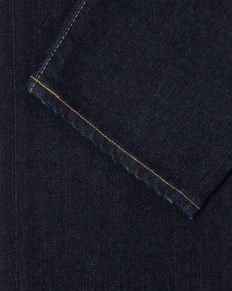 Edwin Made In Japan Regular Tapered Mens Jeans - 13oz Kaihara Pure Indigo Stretch Denim / Blue Rinsed - Image 6