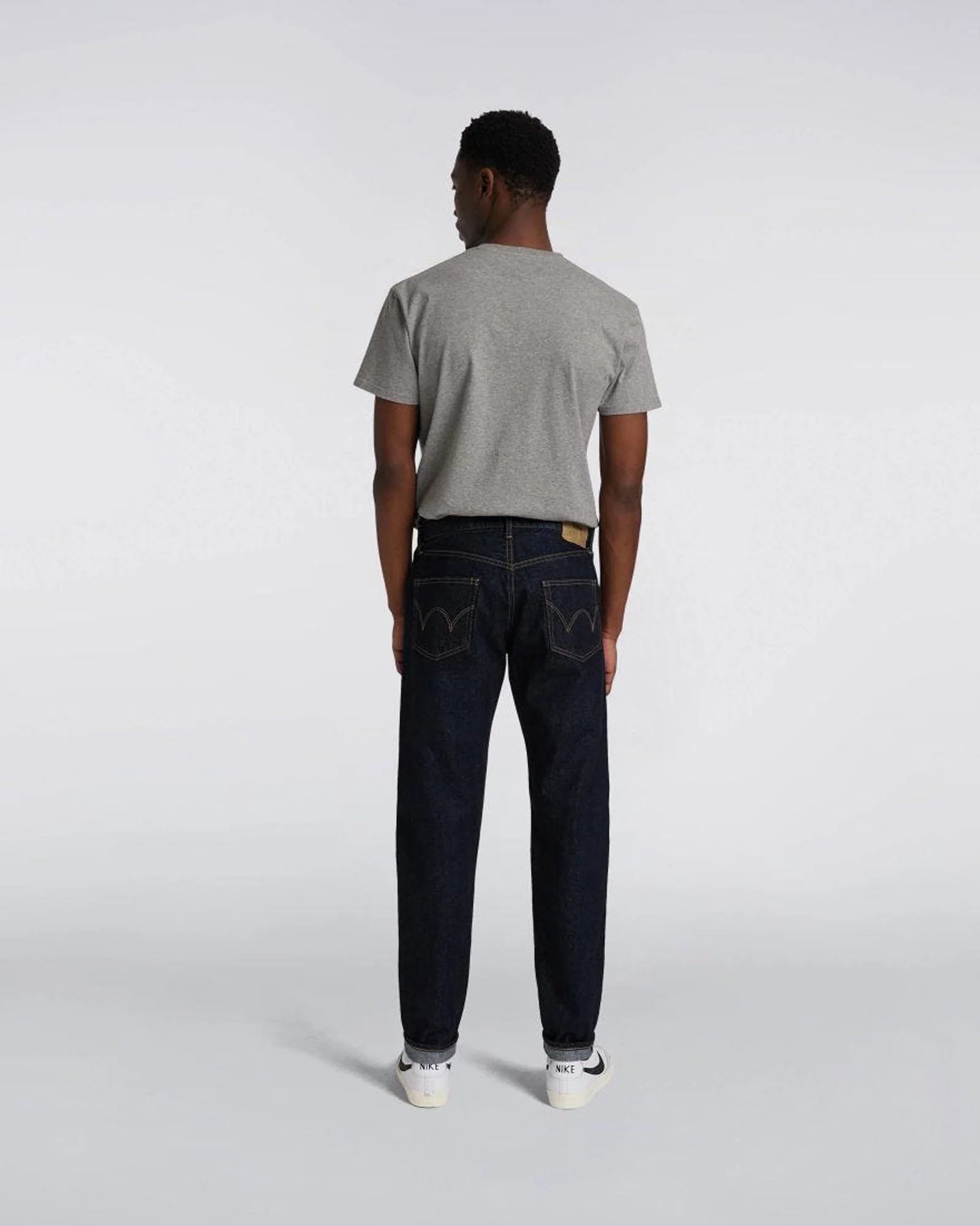 Edwin Made In Japan Regular Tapered Mens Jeans - 14oz Kurabo Recycled Red Selvage Denim / Blue Rinsed - Image 5
