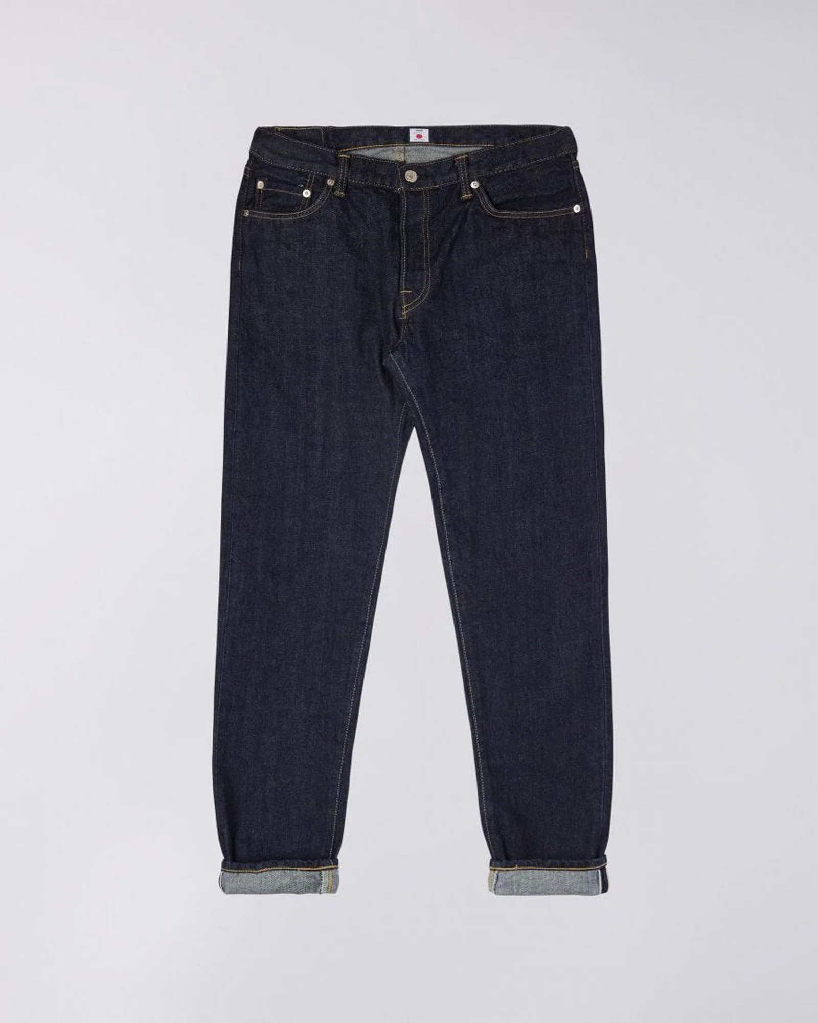 Edwin Made In Japan Regular Tapered Mens Jeans - 14oz Kurabo Recycled Red Selvage Denim / Blue Rinsed - Image 8