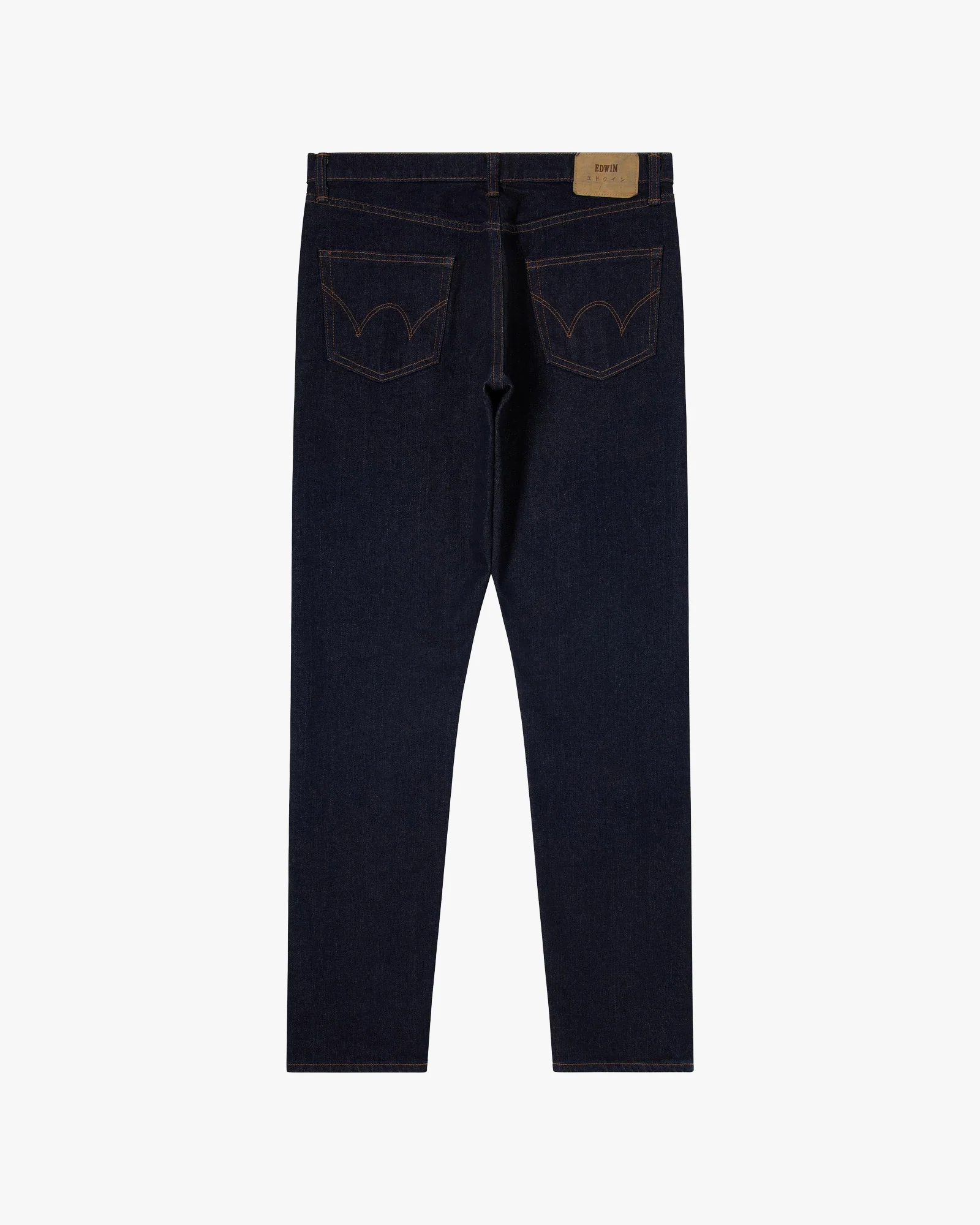 Edwin Made In Japan Slim Tapered Mens Jeans - 13oz Kaihara Pure Indigo Stretch Denim / Blue Rinsed - Image 5