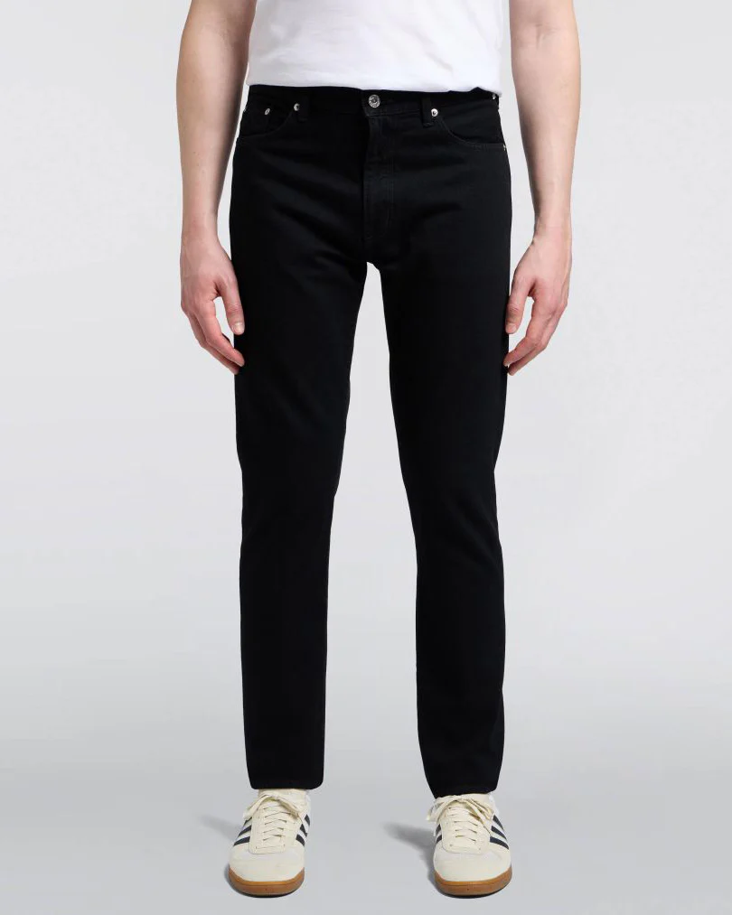 Edwin Made In Japan Slim Tapered Mens Jeans - 13oz Kaihara Right Hand Denim / Black Unwashed