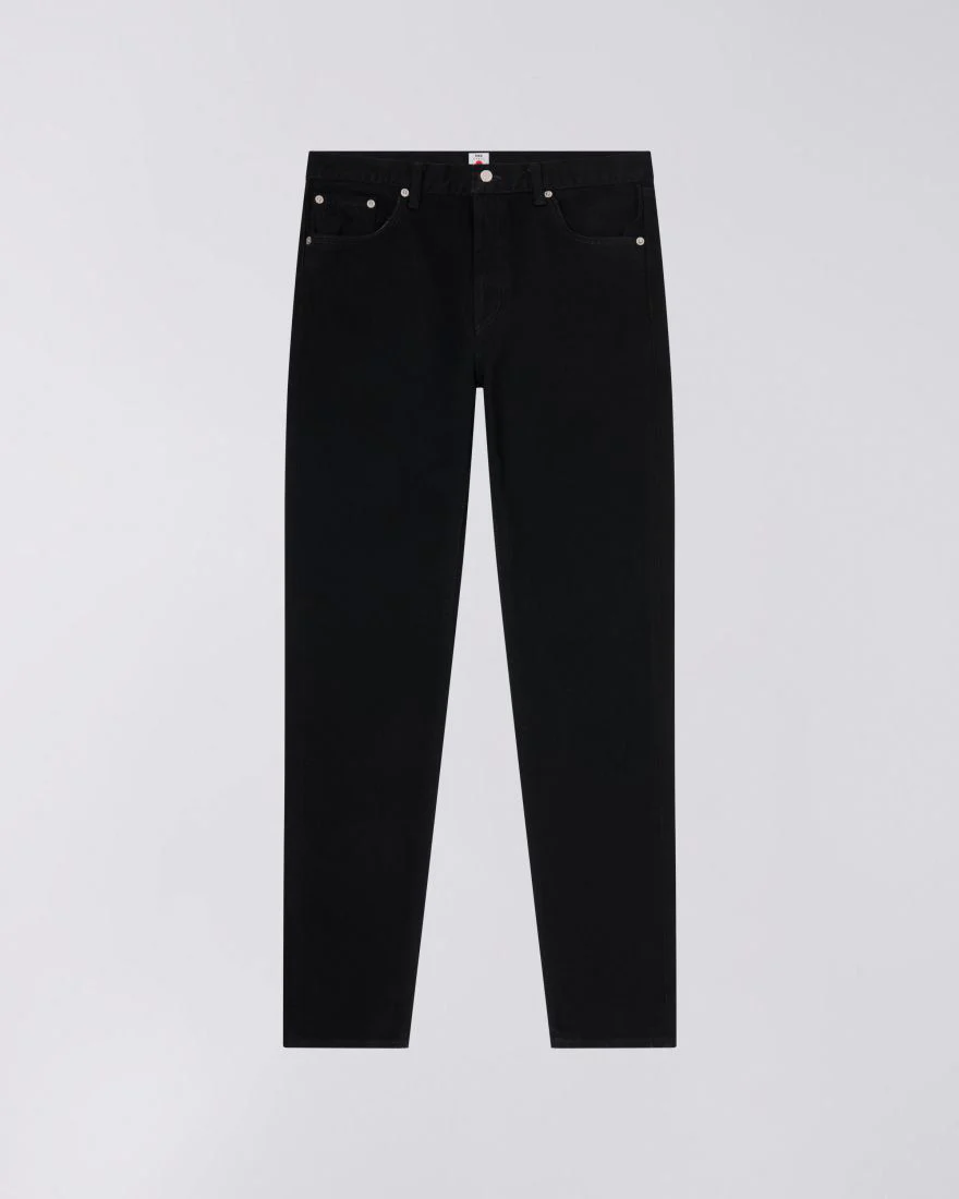 Edwin Made In Japan Slim Tapered Mens Jeans - 13oz Kaihara Right Hand Denim / Black Unwashed - Image 6