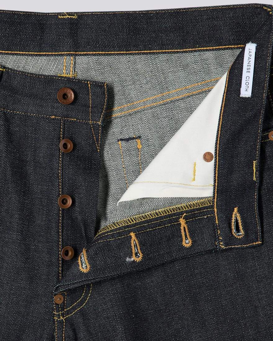 Edwin Nashville Loose Mens Jeans - 14oz Red Listed Selvage Denim / Blue Unwashed - Image 6