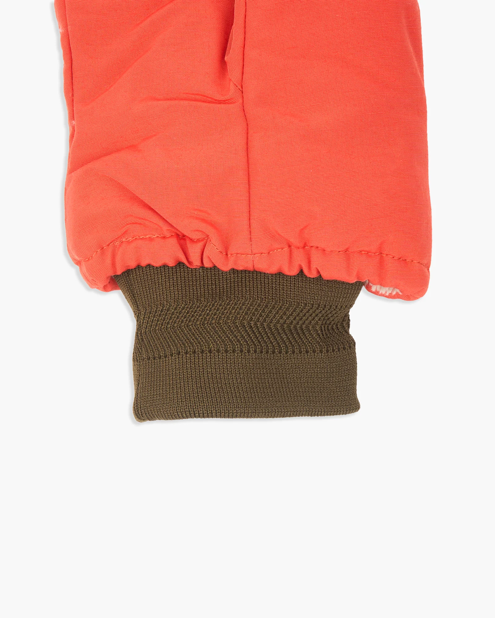 Elmer Joh Knitted Cuff Gloves - Orange - Image 4