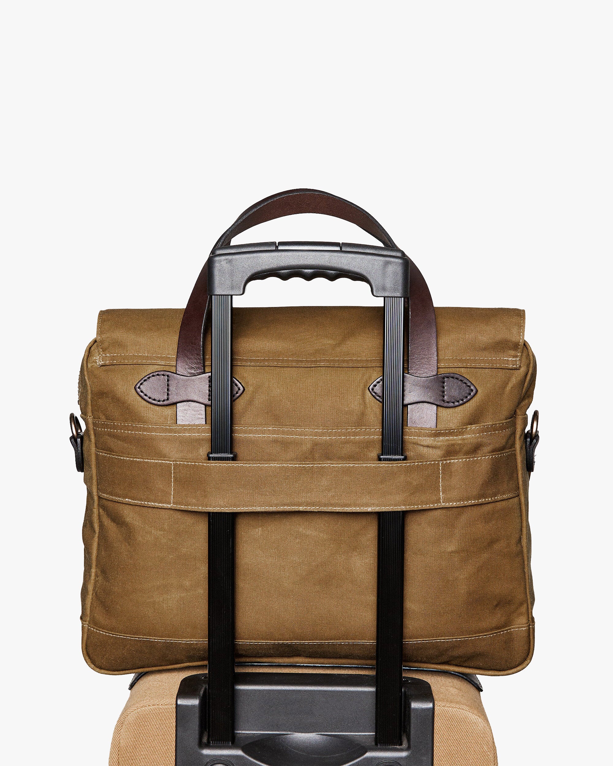 Filson 24 Hour Tin Briefcase - Dark Tan - Image 12