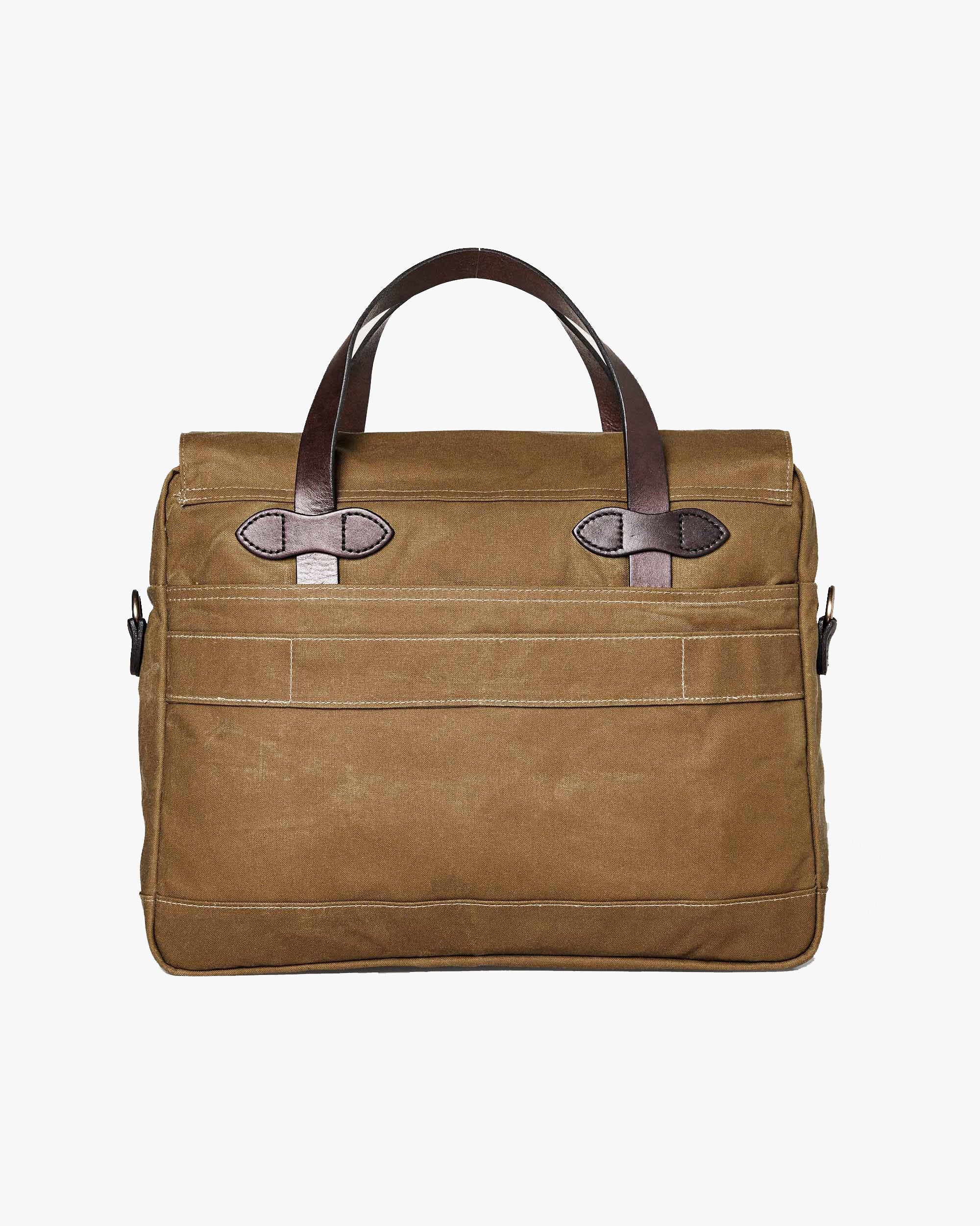 Filson 24 Hour Tin Briefcase - Dark Tan - Image 4