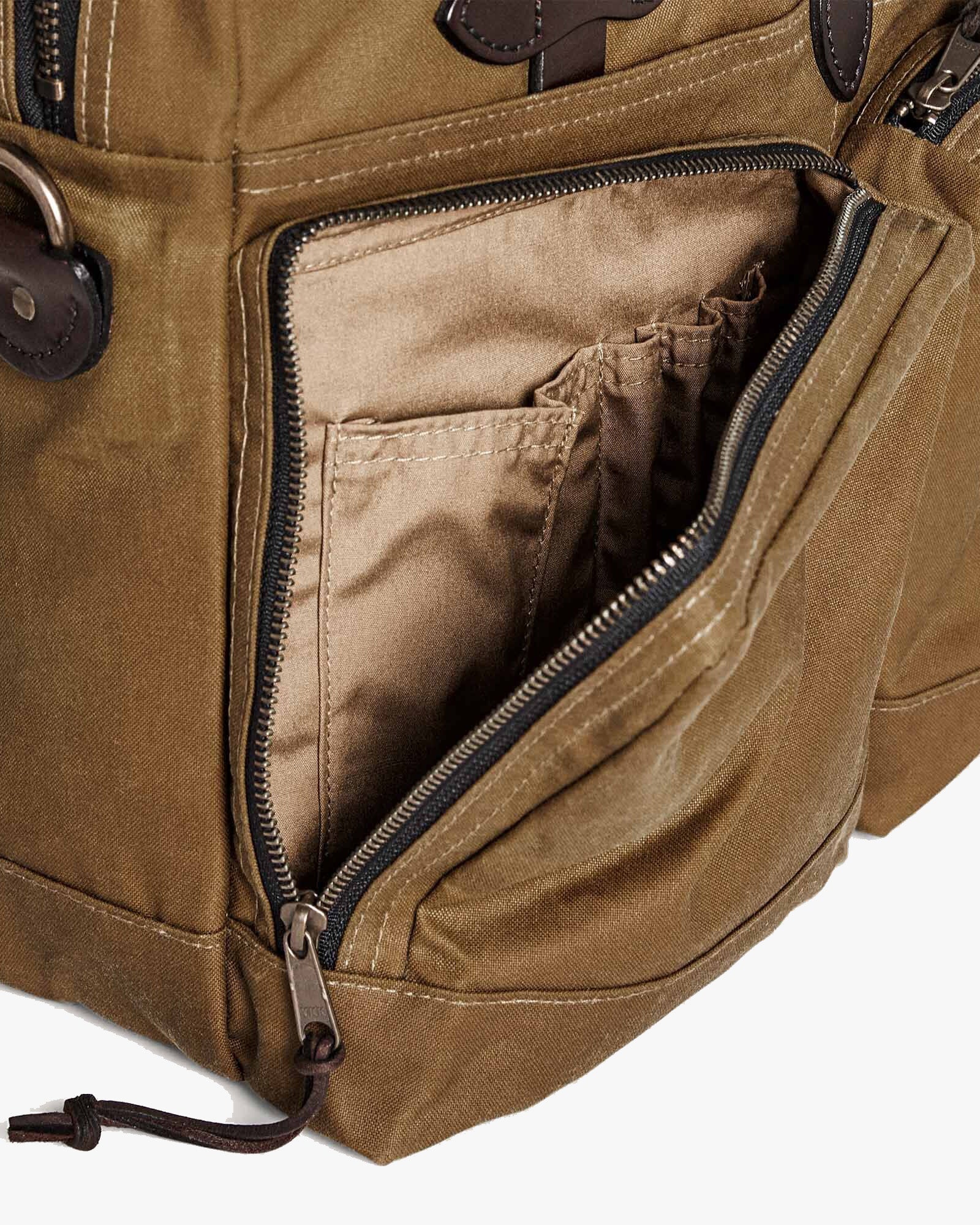 Filson 24 Hour Tin Briefcase - Dark Tan - Image 7