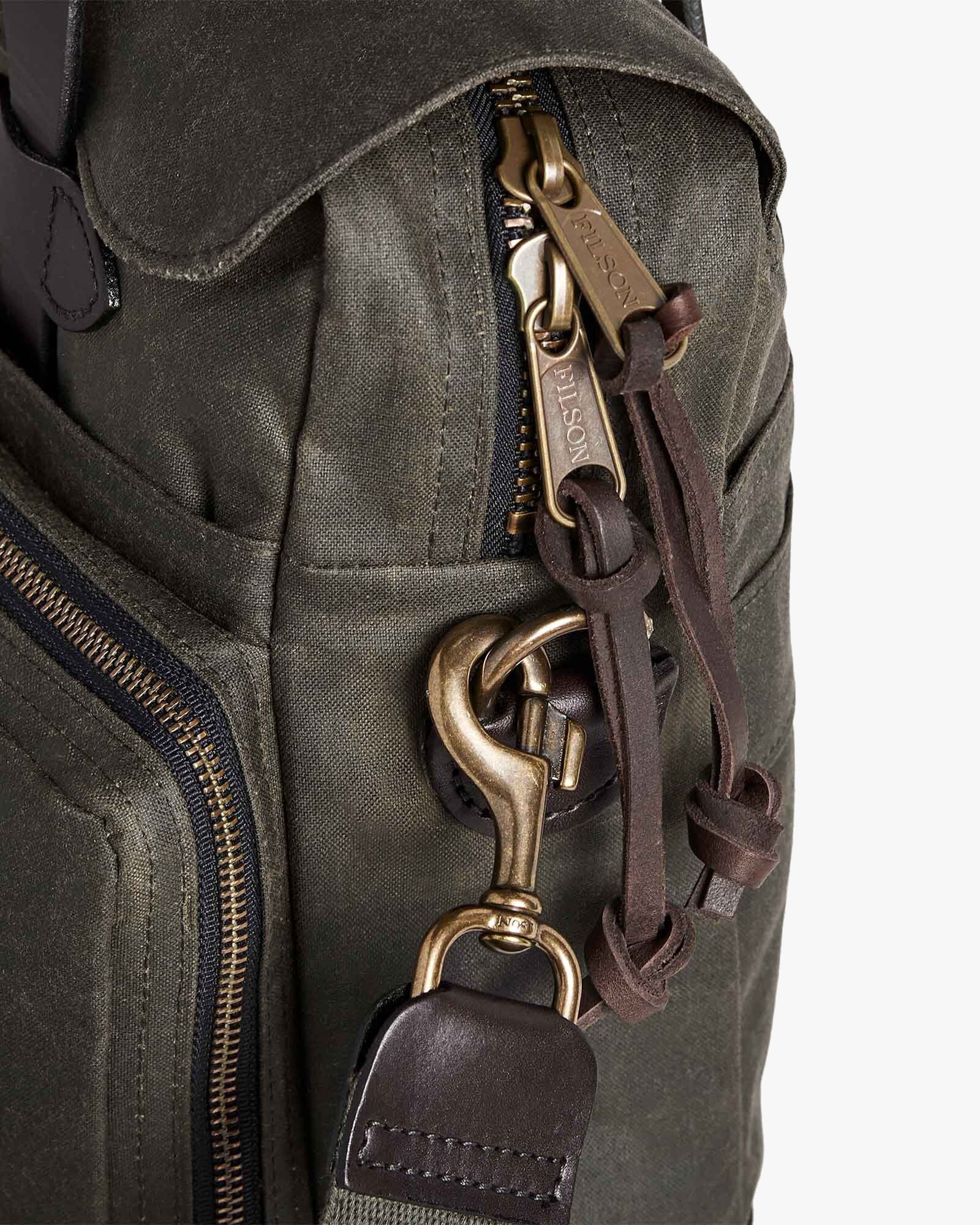 Filson 24 Hour Tin Briefcase - Otter Green - Image 3