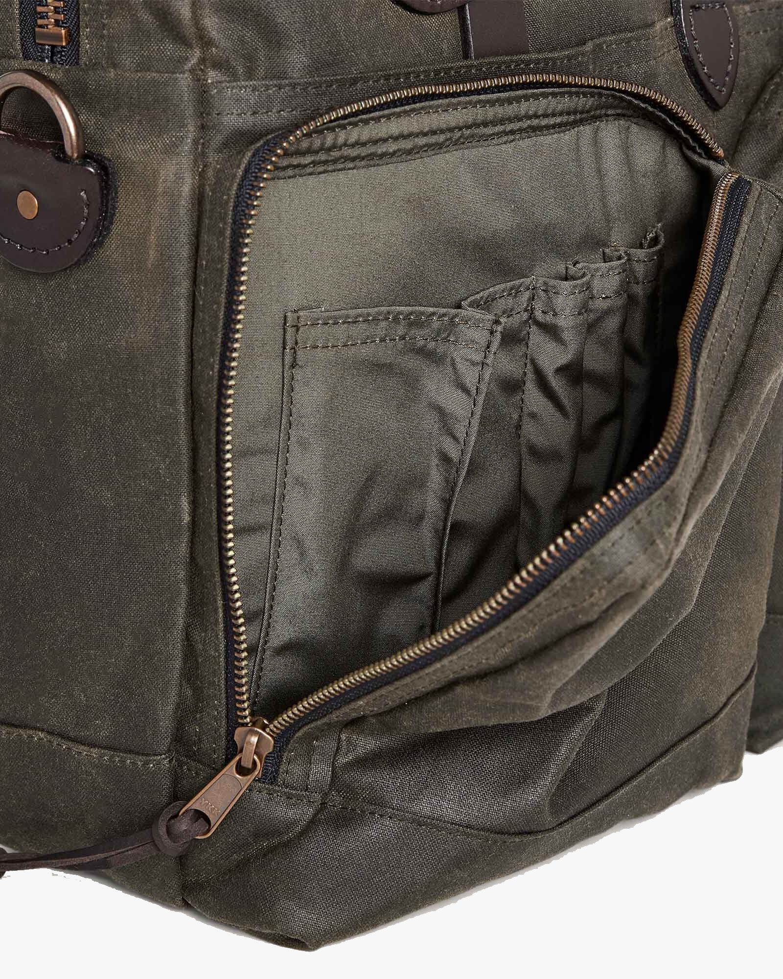 Filson 24 Hour Tin Briefcase - Otter Green - Image 4