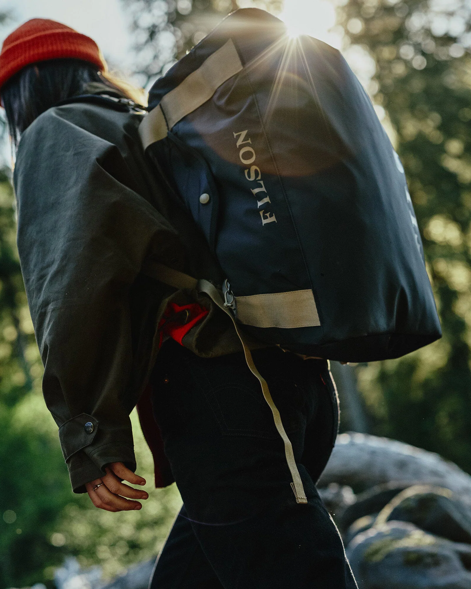 Filson All-Weather 40L Duffle Bag - Black / Covert - Image 2