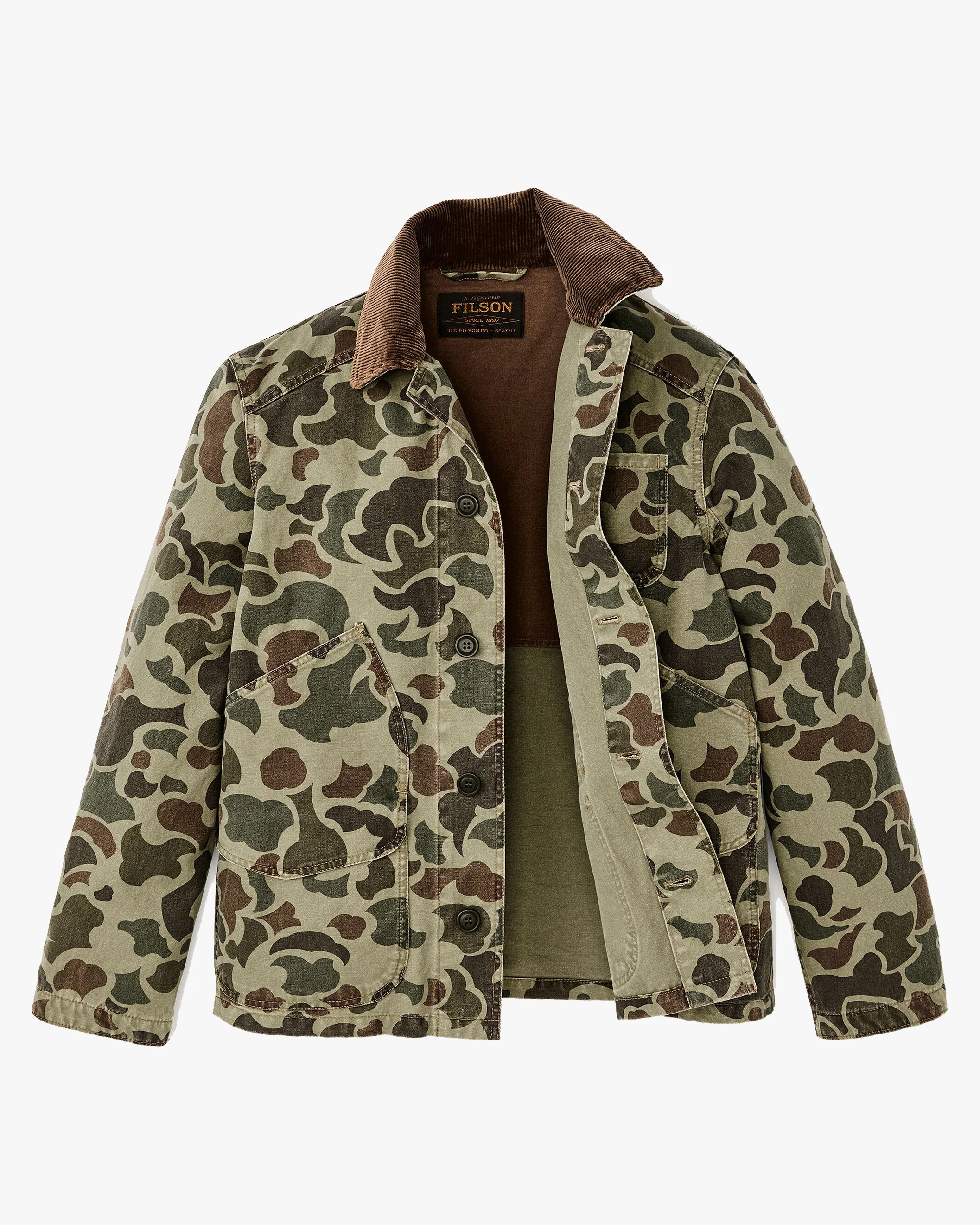 Filson Canvas Outfitter Jacket - Tundra Shrub Camo - Image 3
