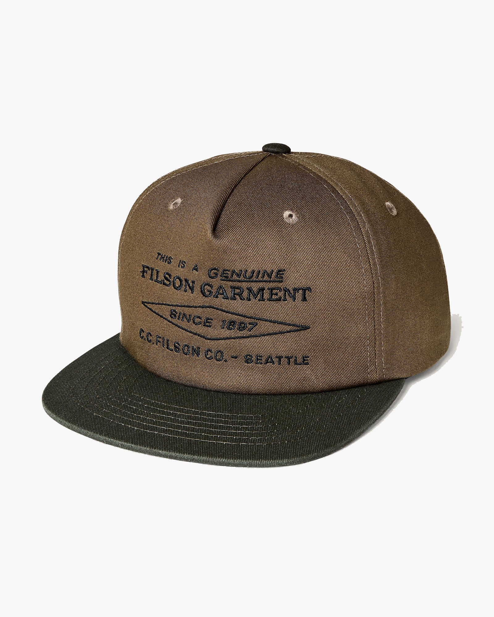 Filson Diamond Trucker Cap - Olive