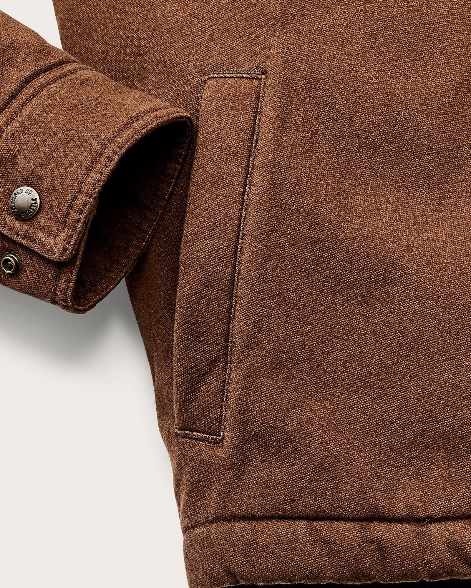 Filson Fleece Lined Jac-Shirt - Brown - Image 6