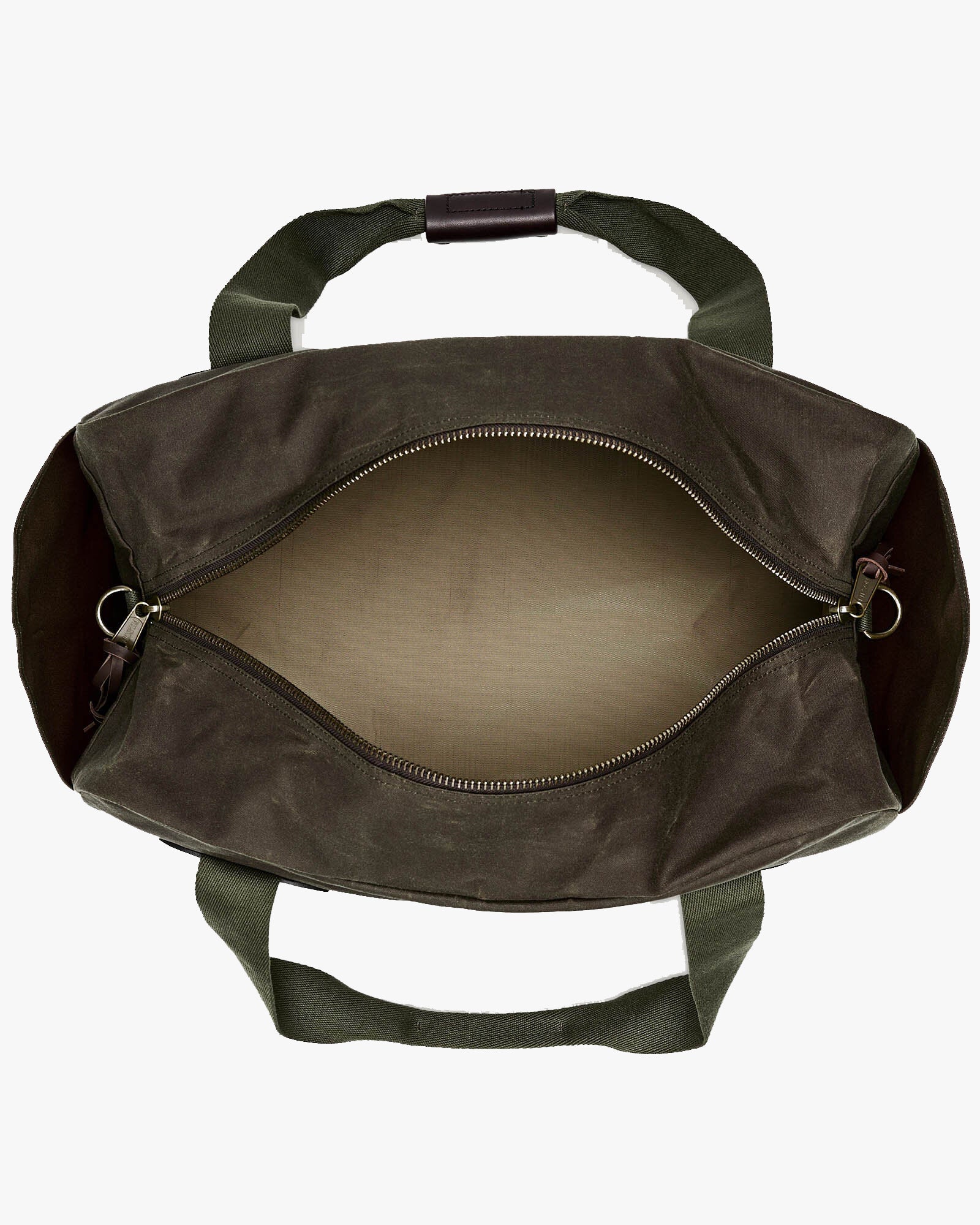 Filson Medium Tin Cloth Duffle Bag - Otter Green - Image 6