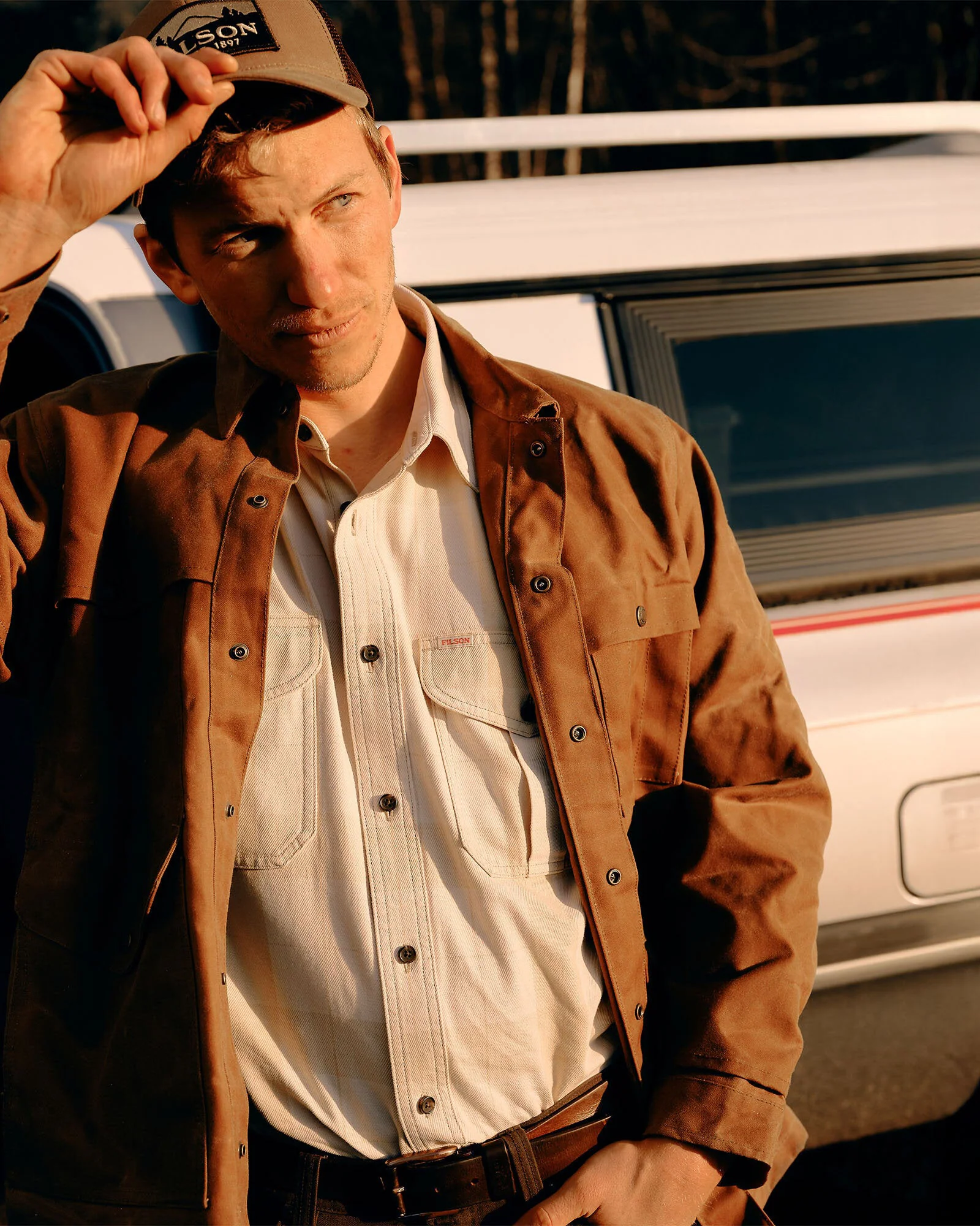 Filson Natural Twill Guide Shirt - Natural Seed - Image 5