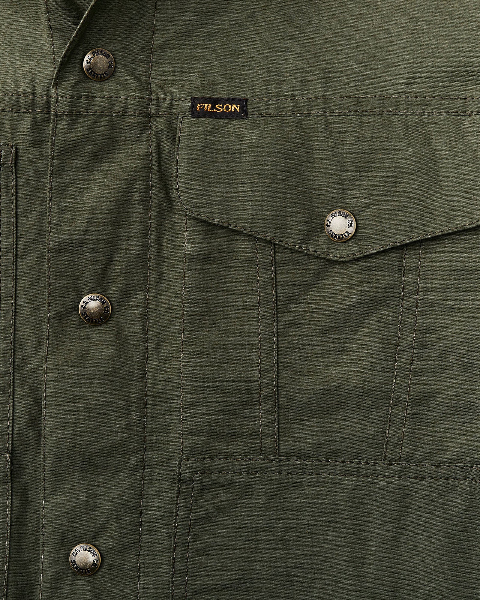 Filson Ranger Short Cruiser Jacket - Olive - Image 3