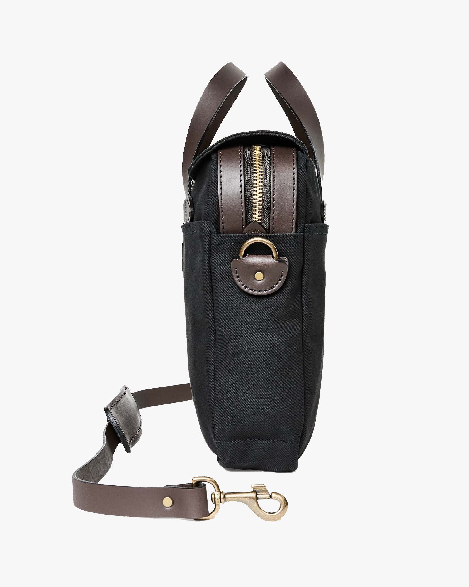 Filson Rugged Twill Original Briefcase - Black - Image 4