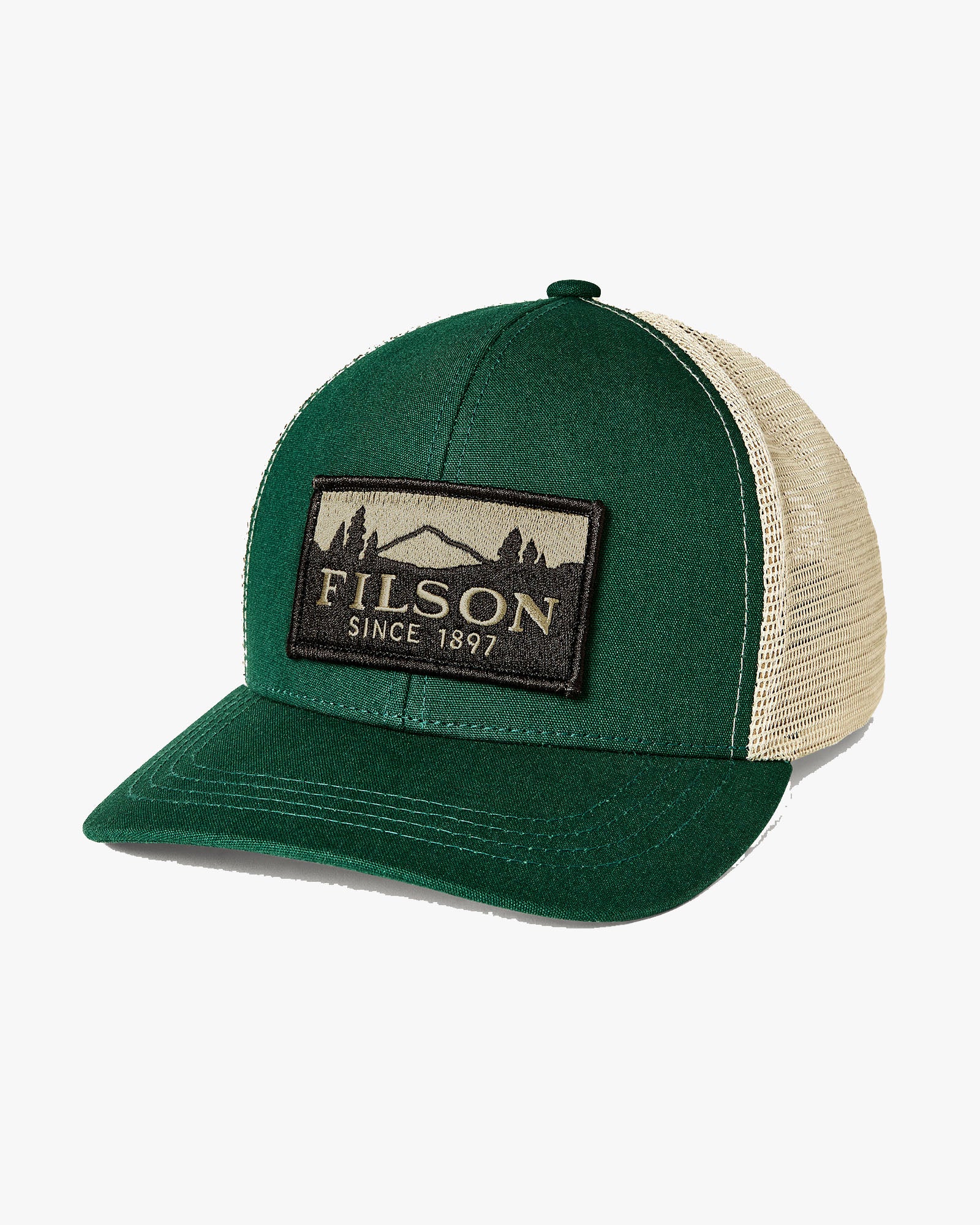 Filson Scenic Logger Mesh Cap - Pine / Brown