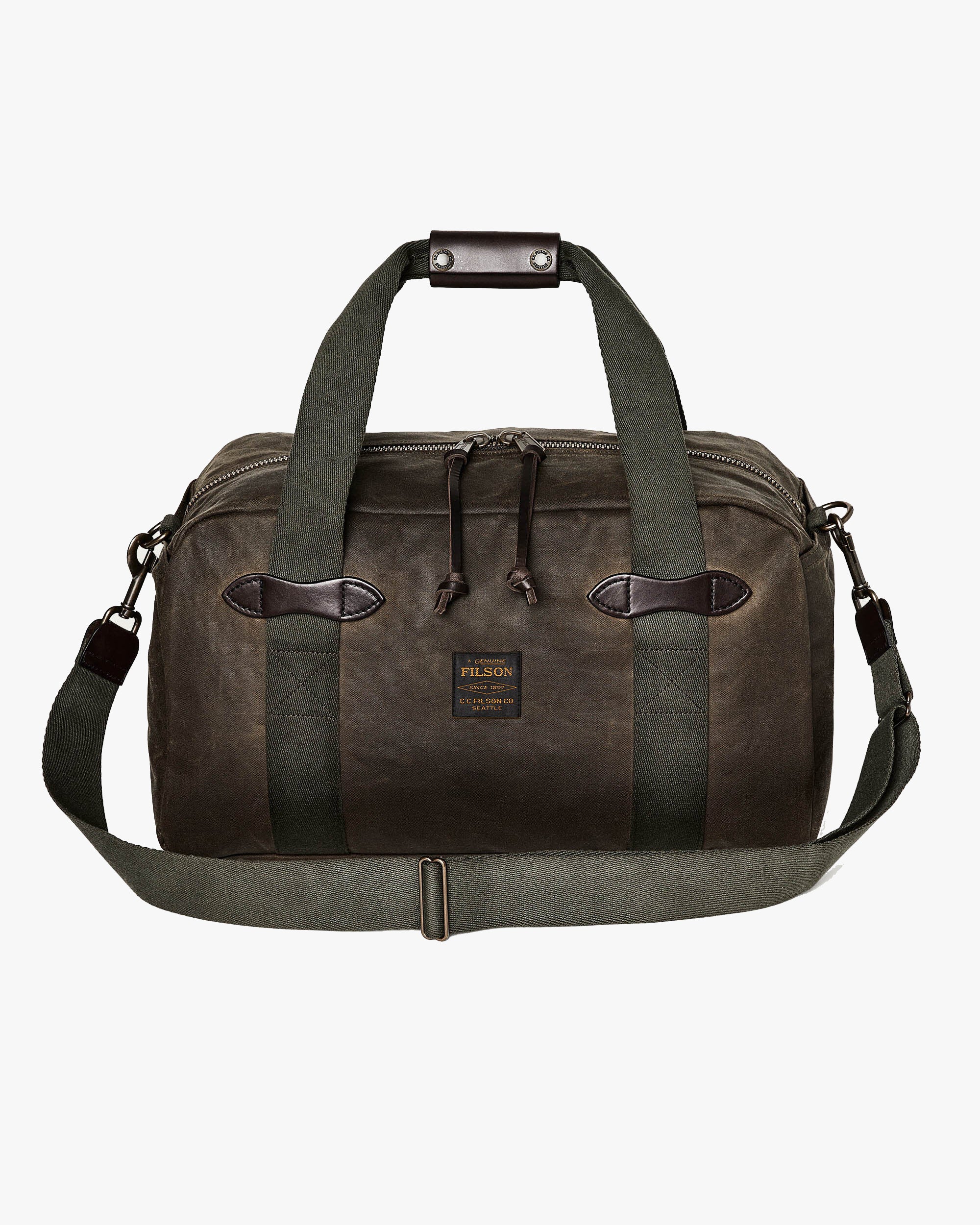 Filson Small Tin Cloth Duffle Bag - Otter Green