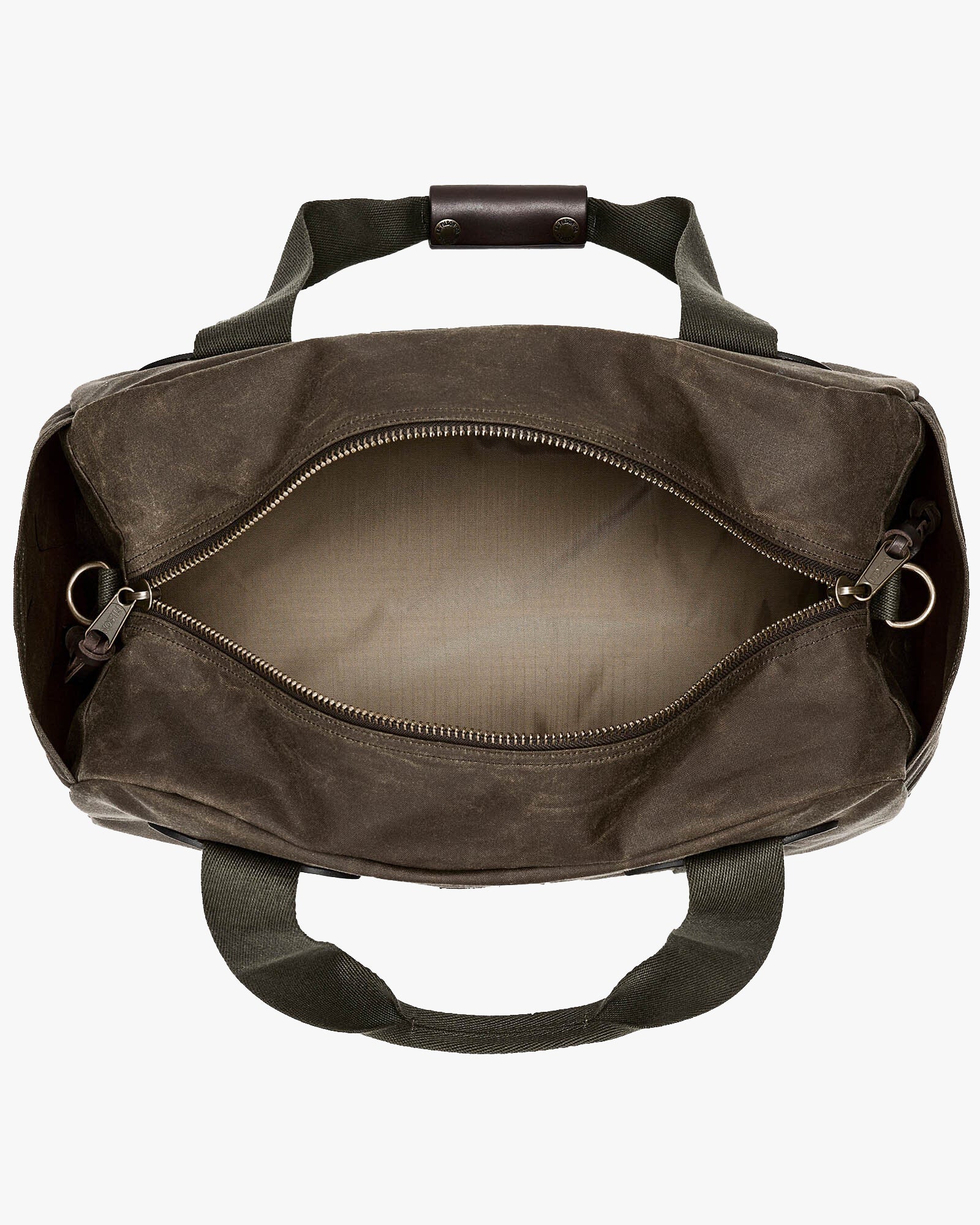 Filson Small Tin Cloth Duffle Bag - Otter Green - Image 6